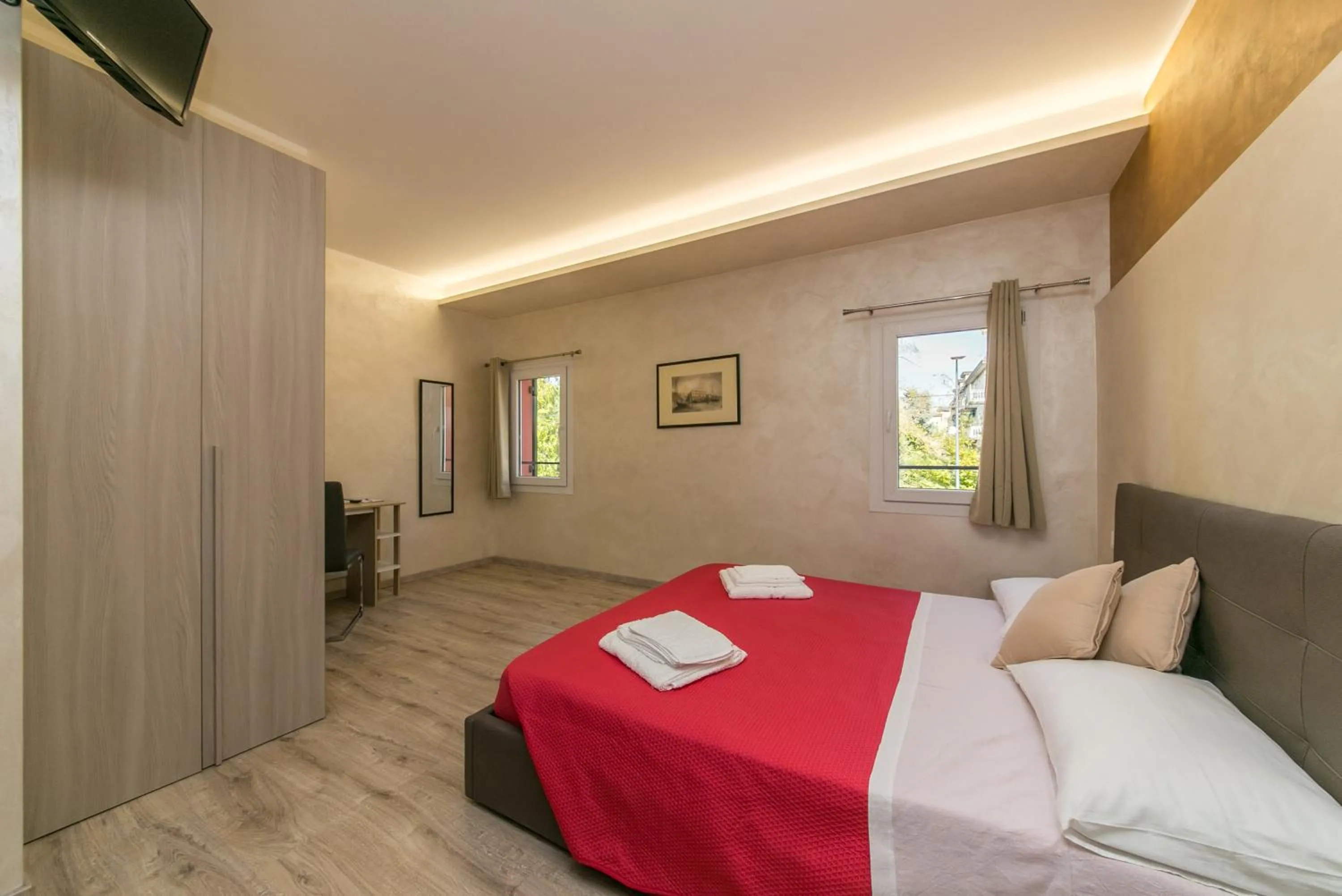 Bed in Red Lion Guest House