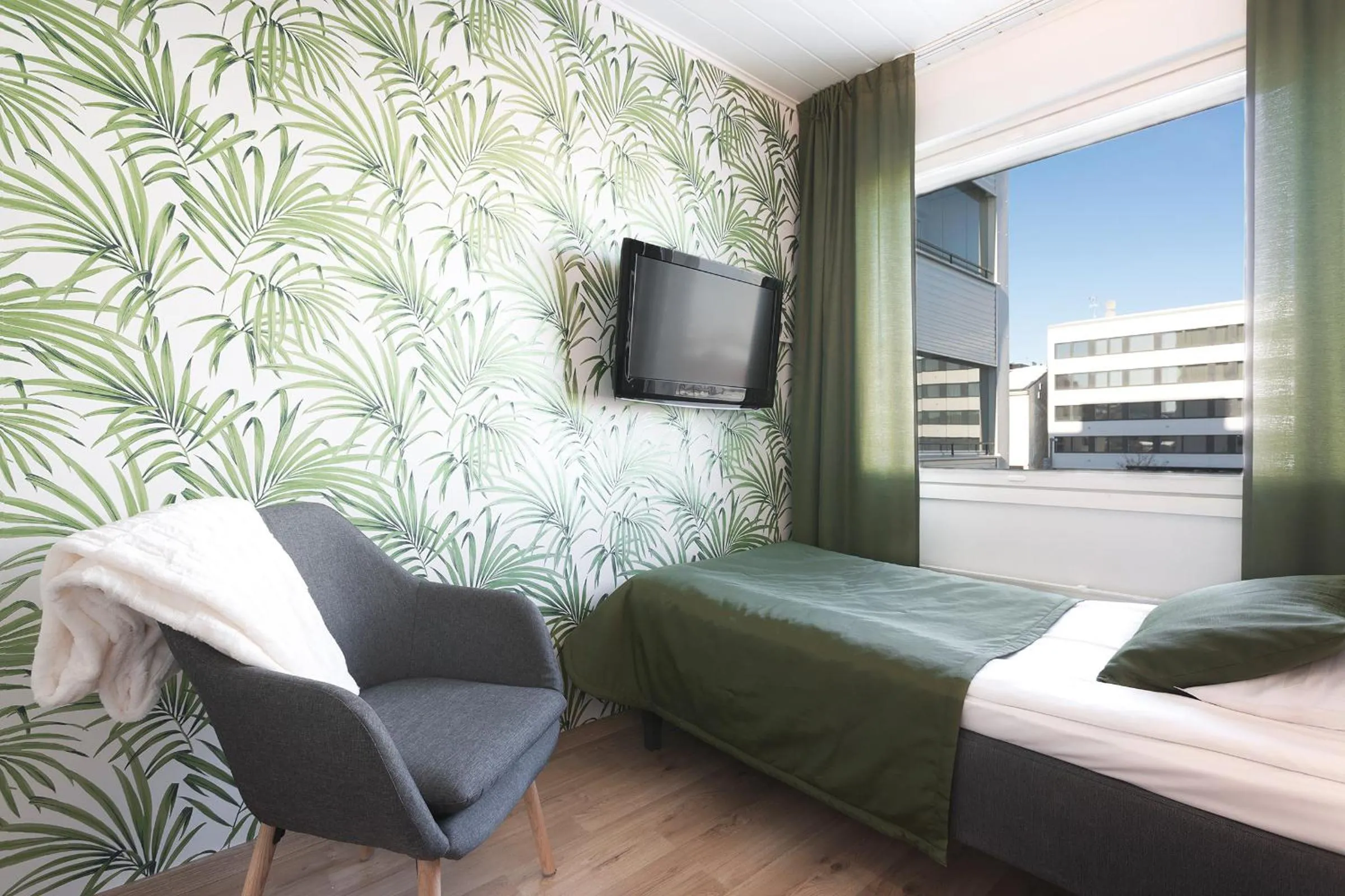 Bed in Hotel Milton
