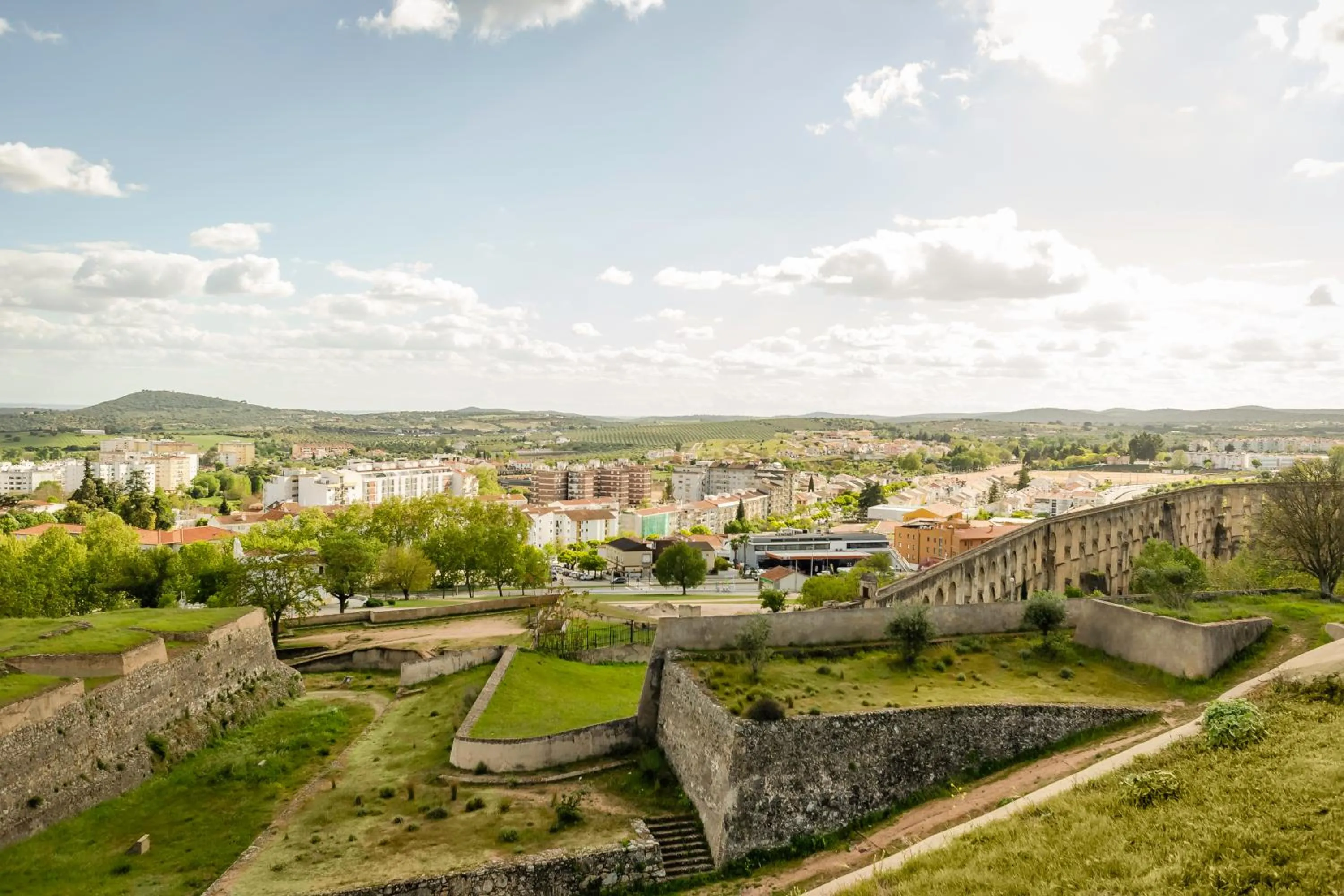 Bird's eye view in Hotel D. Luis - Elvas