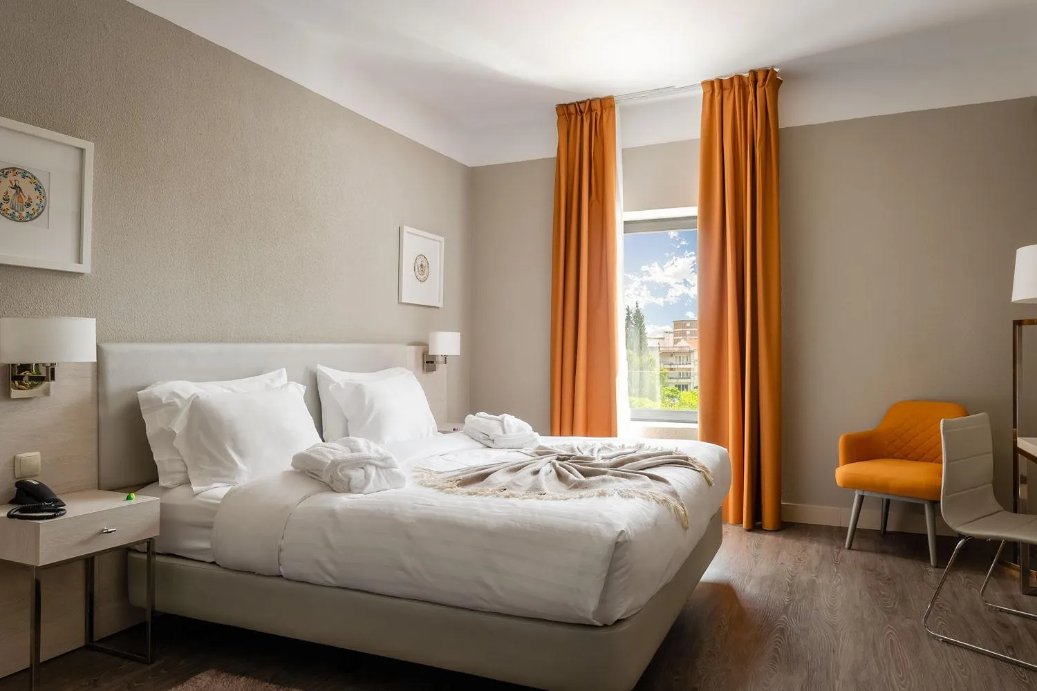 Bed in Hotel D. Luis - Elvas