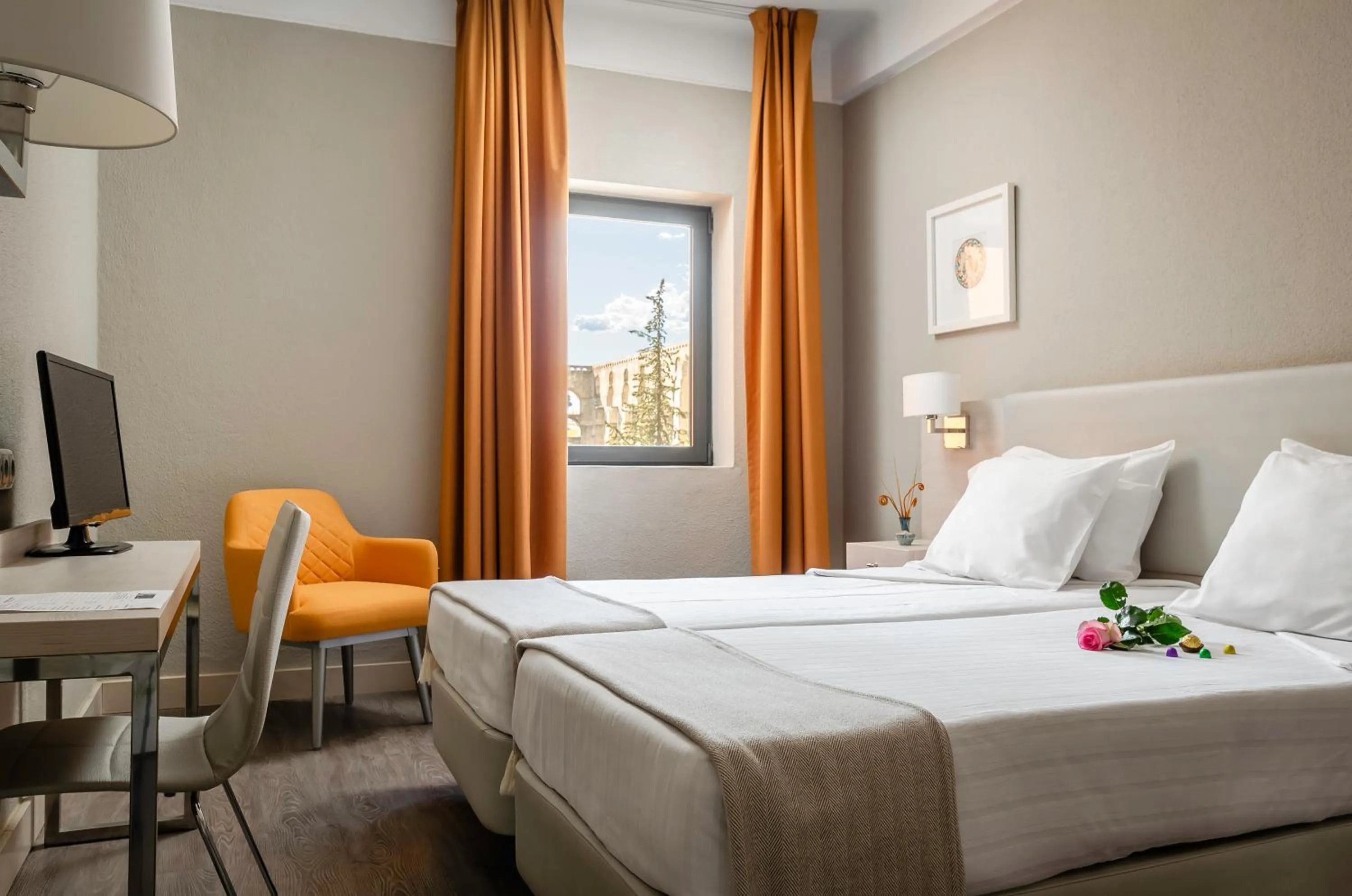 Bed in Hotel D. Luis - Elvas