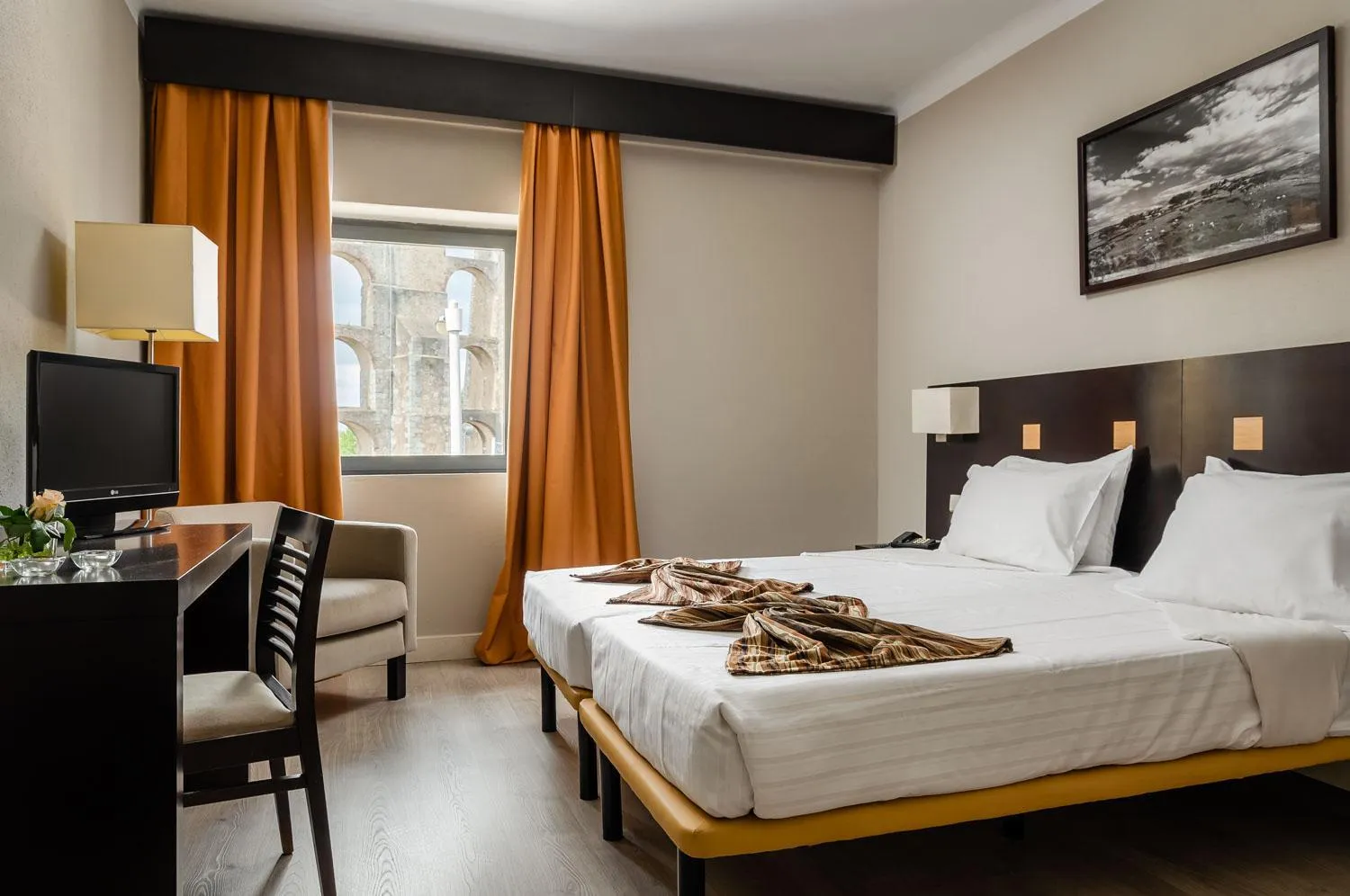 Bed in Hotel D. Luis - Elvas