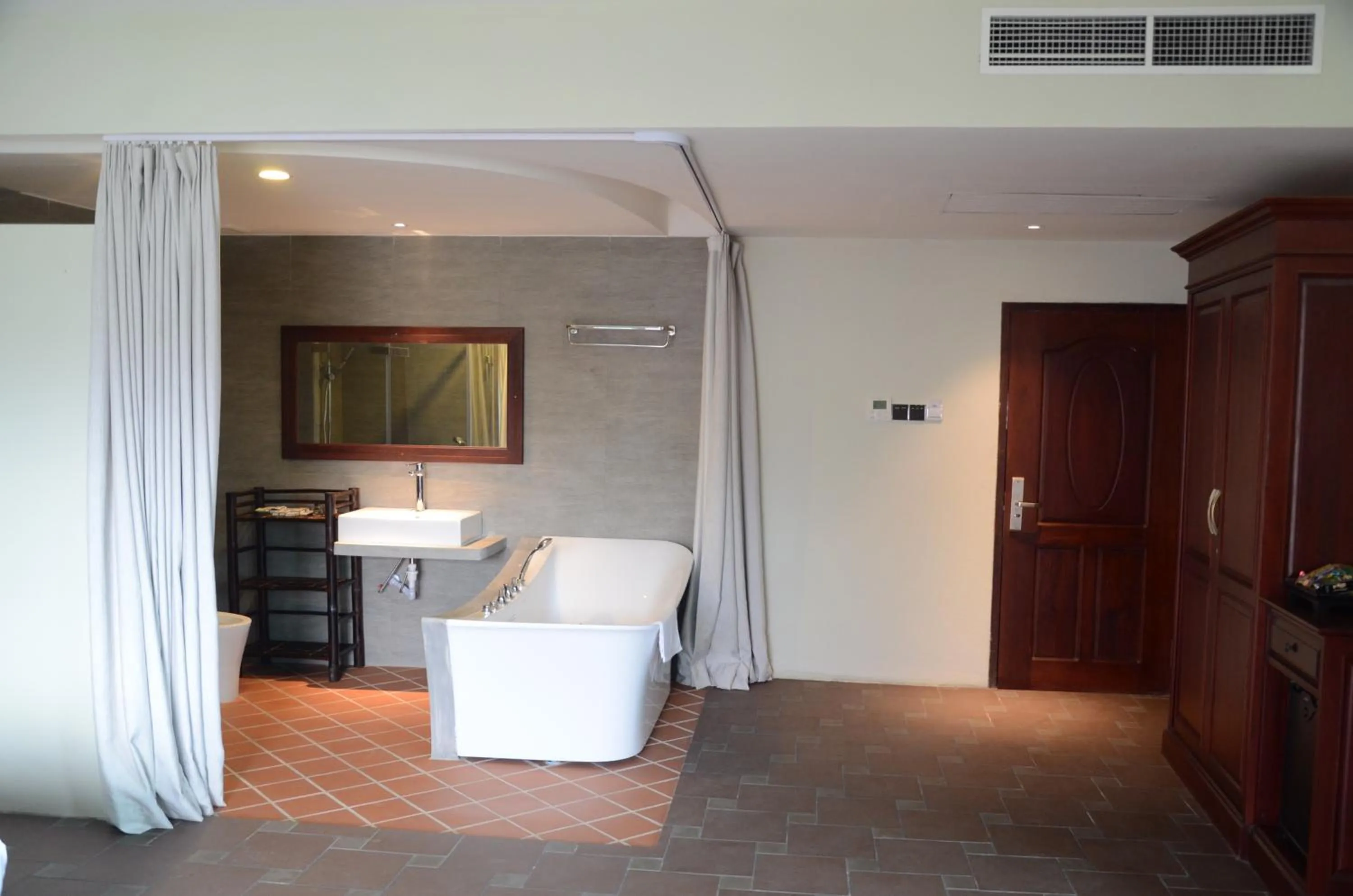 Seating area in Saksiri Riverside Boutique Hotel