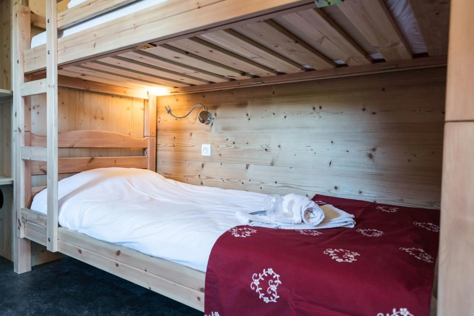 Bed in Village De Vacances Les Flocons Verts