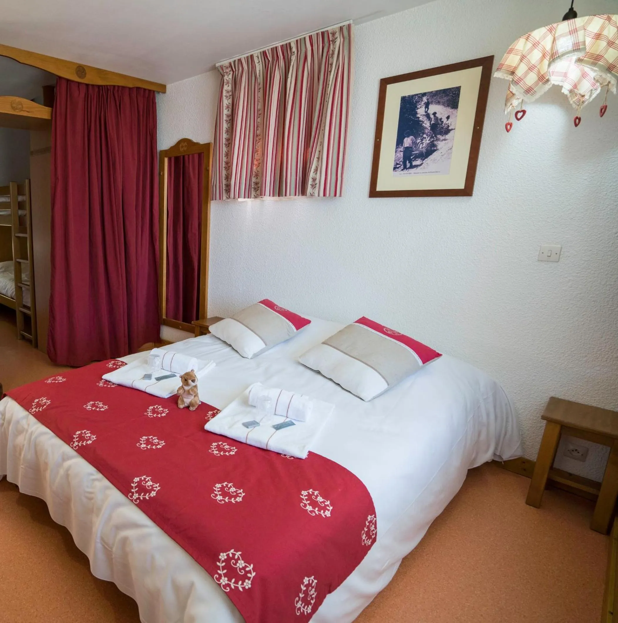 Bed in Village De Vacances Les Flocons Verts