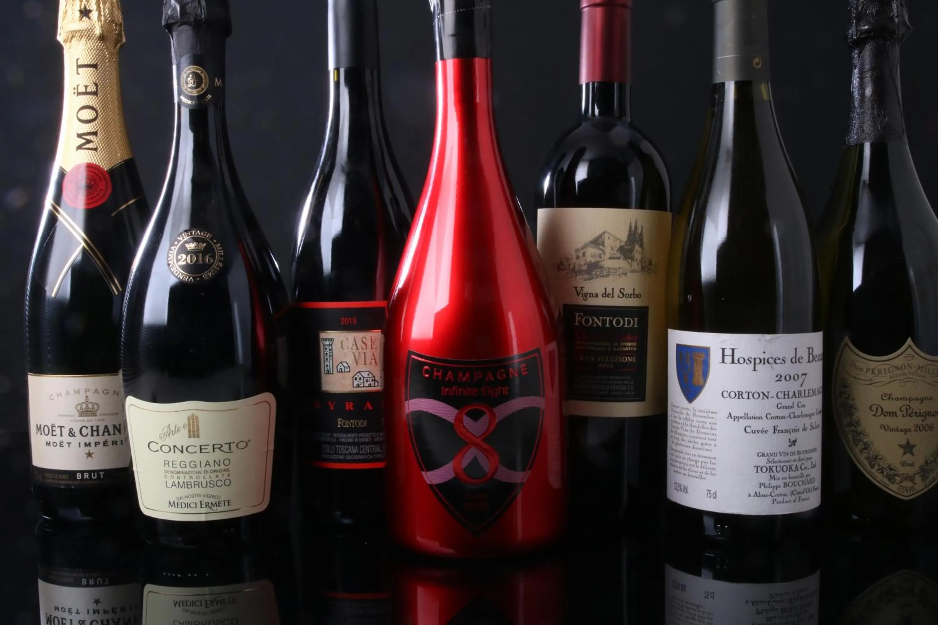 Alcoholic drinks in Infinito Hotel and Spa