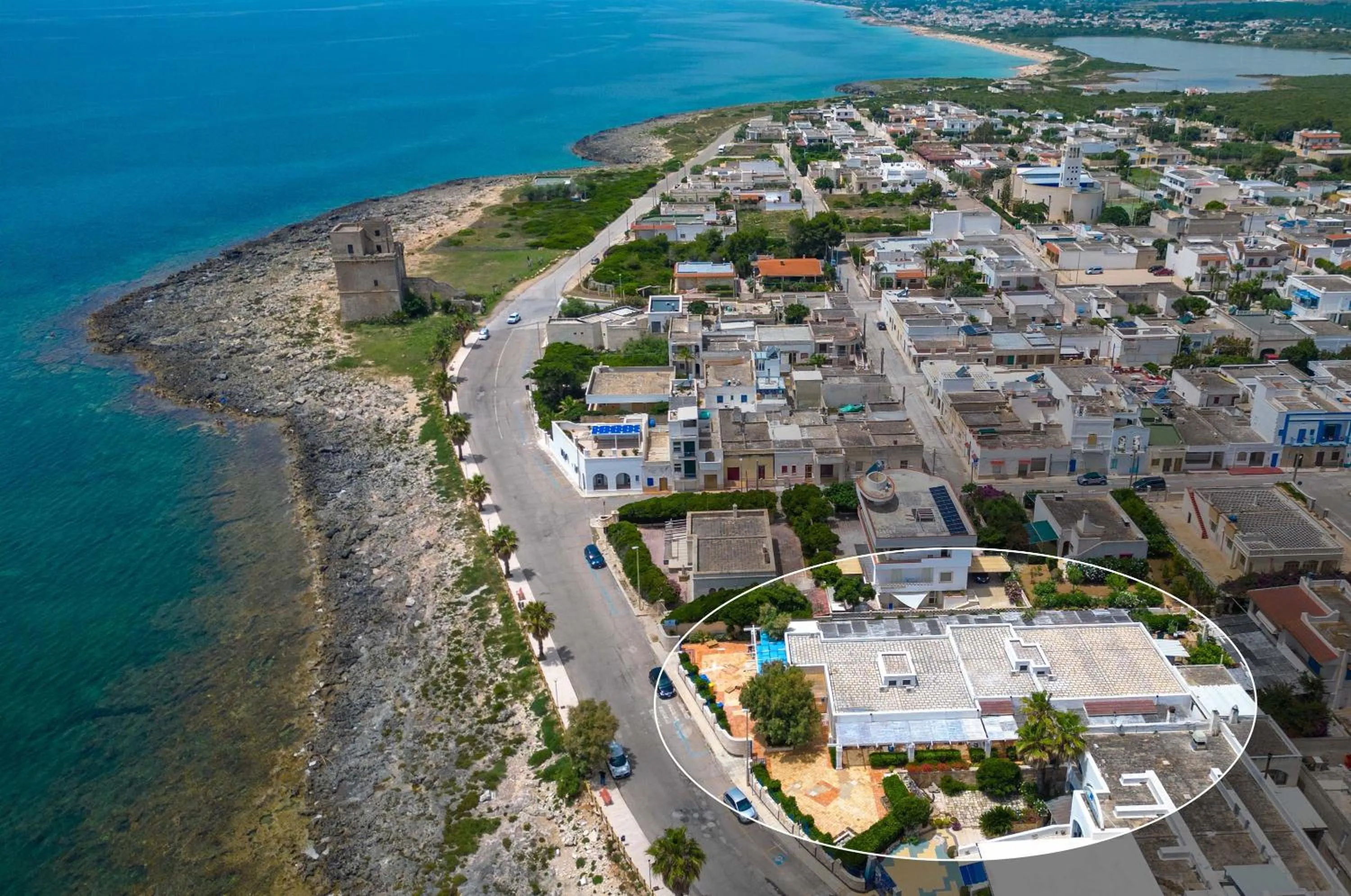 Bird's eye view in Residence La Scogliera