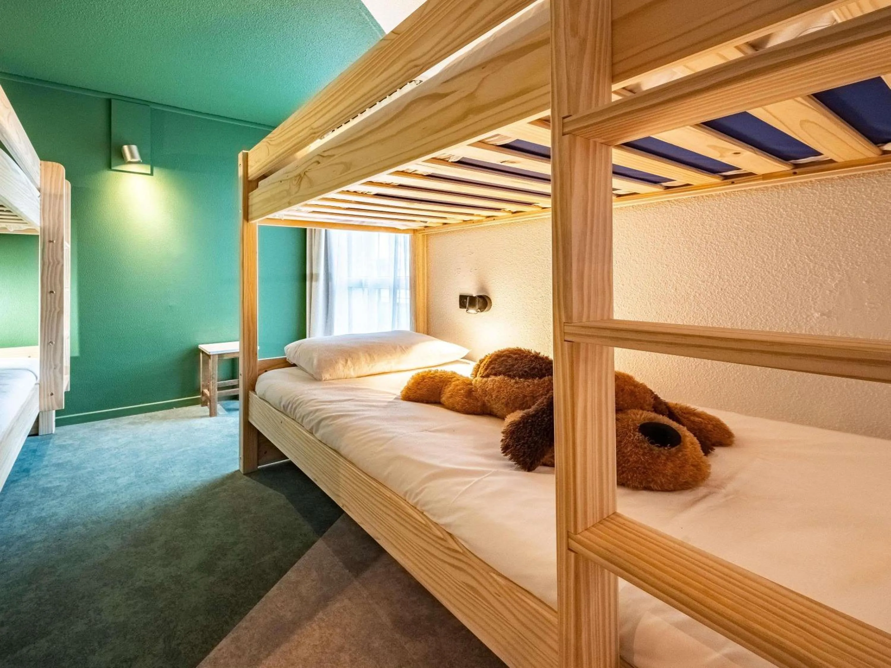 Bedroom, Bed in greet Hotel Massieux Lyon Nord