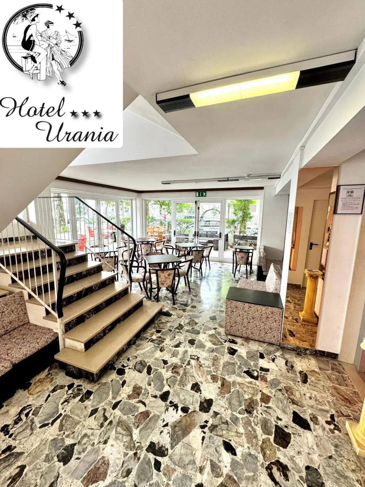 Seating area in Hotel Urania Nuova Gestione