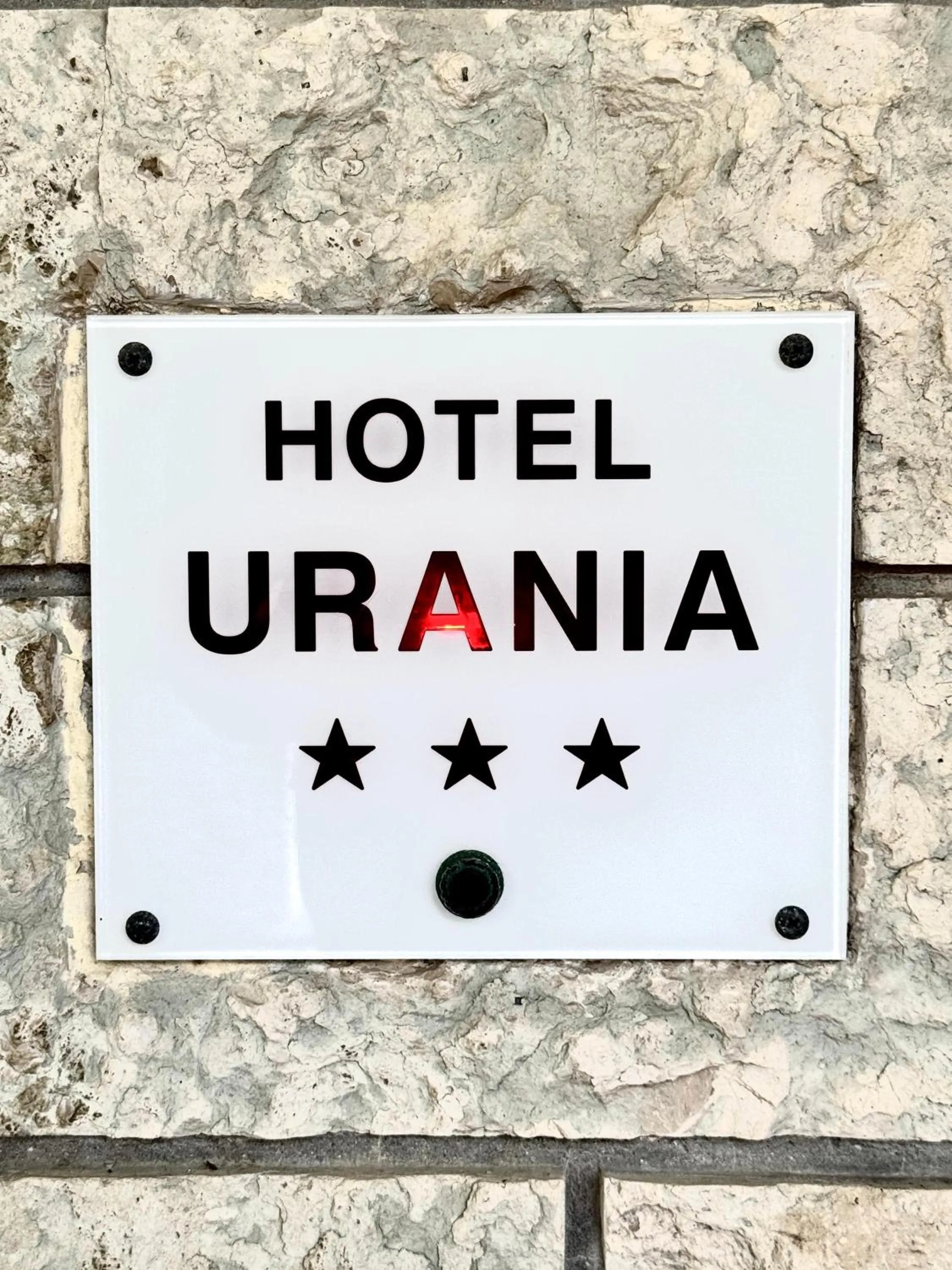 Property logo or sign in Hotel Urania Nuova Gestione