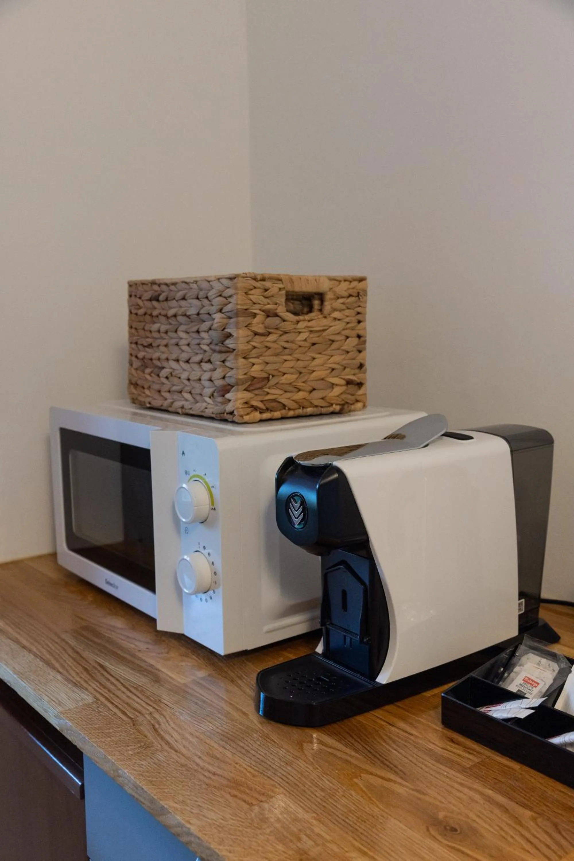 Kitchen or kitchenette in Hôtel Dolce Notte