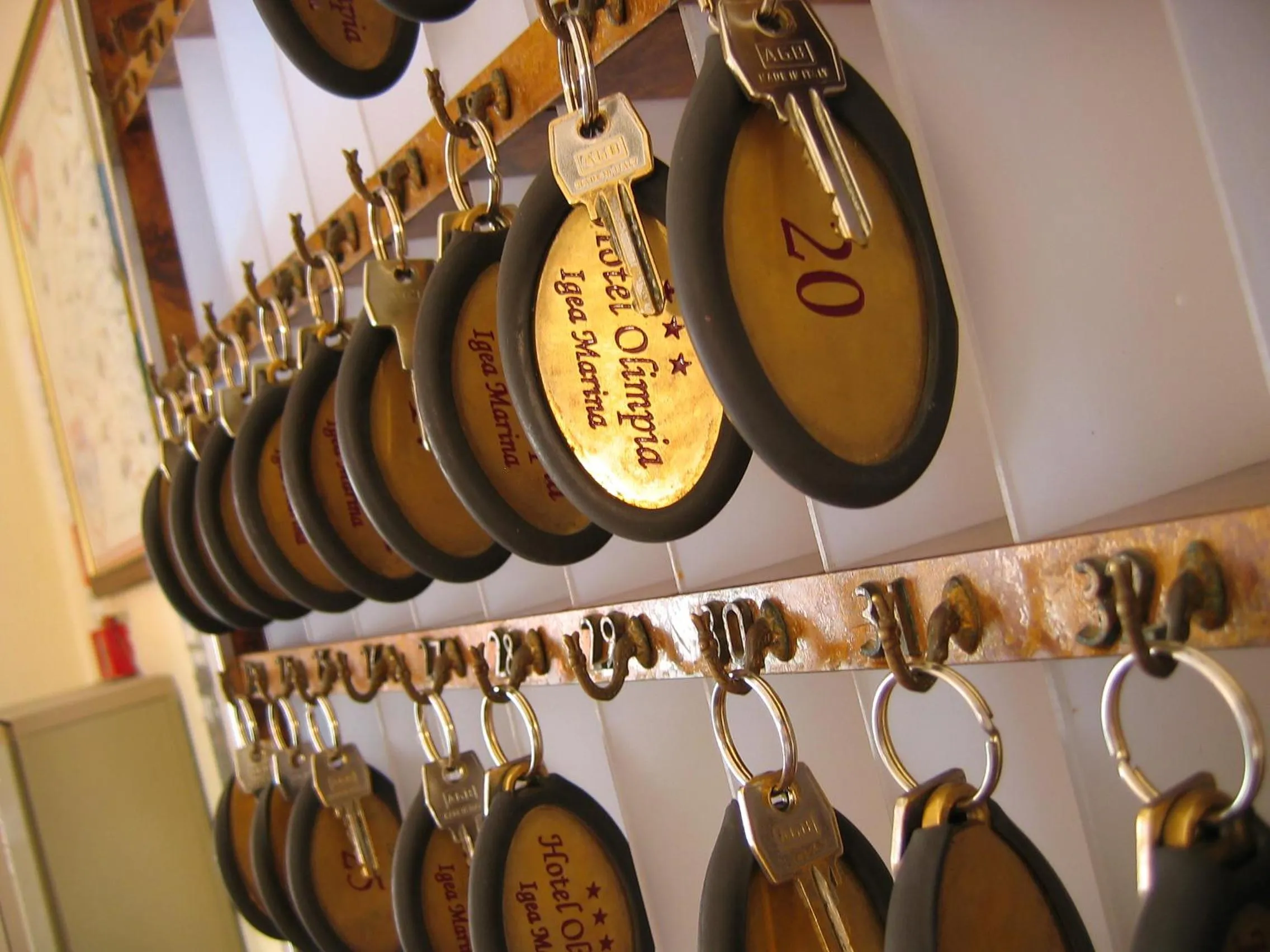 Lobby or reception in Hotel Olimpia