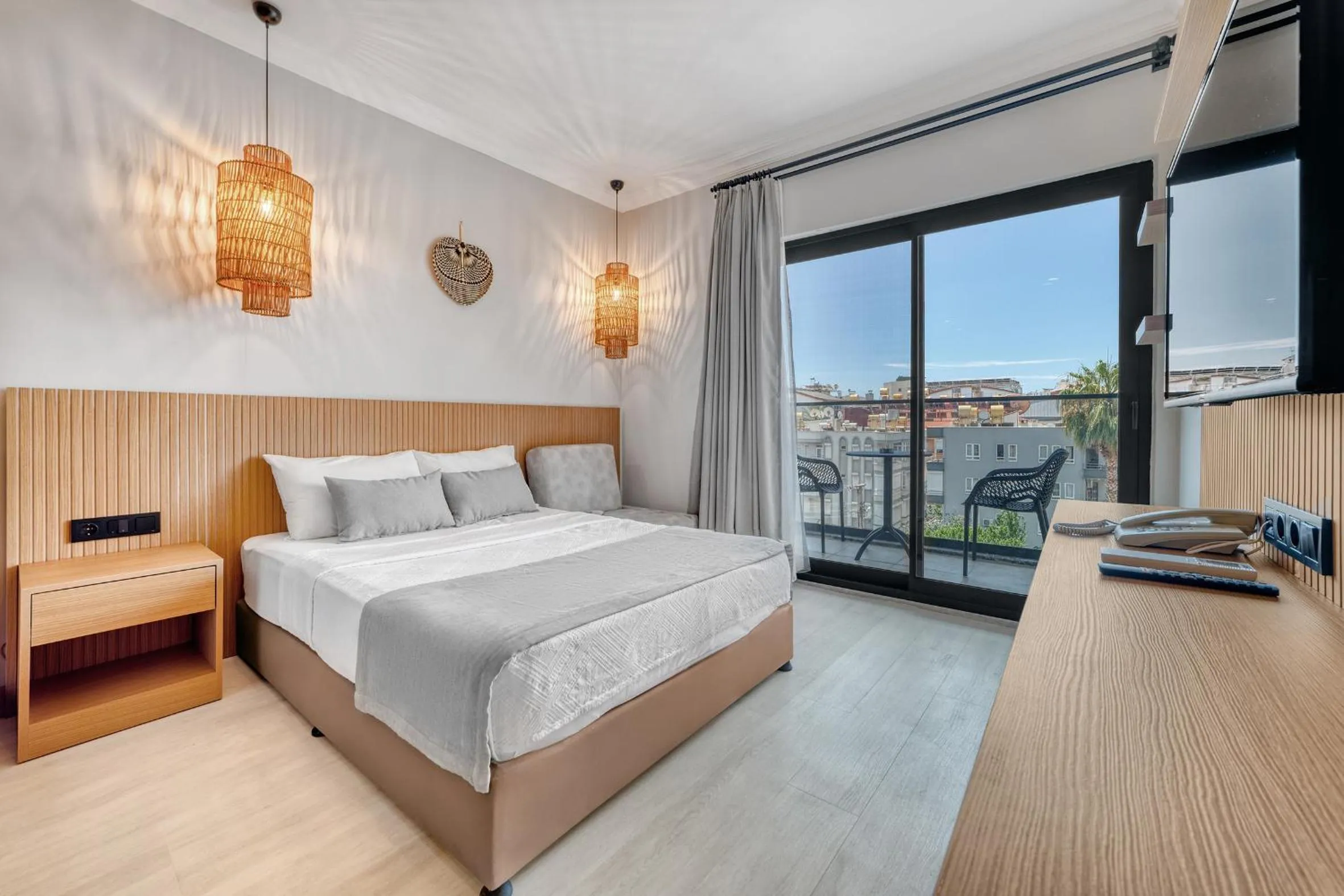 Bed in Hildegard Hotel