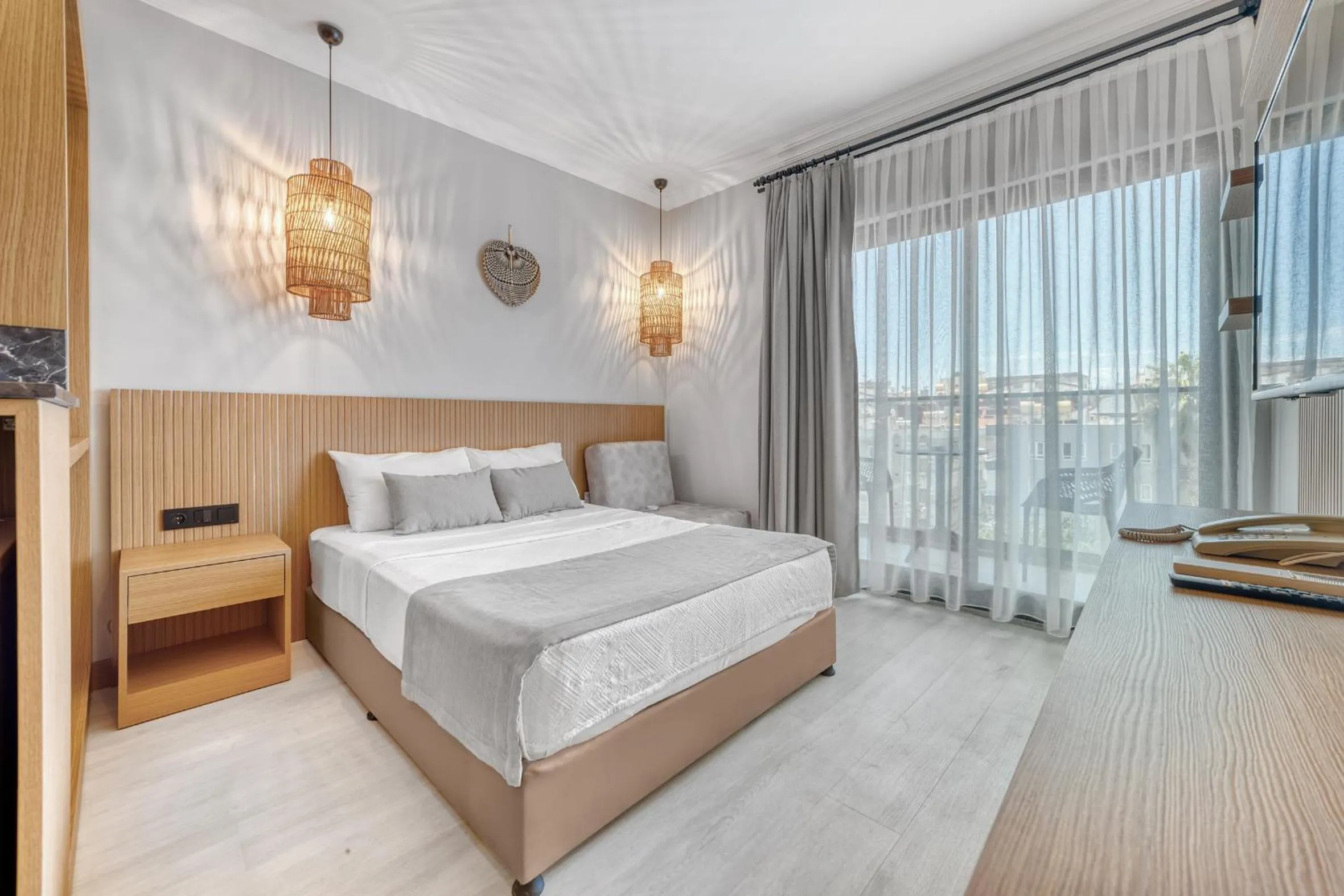 Bed in Hildegard Hotel