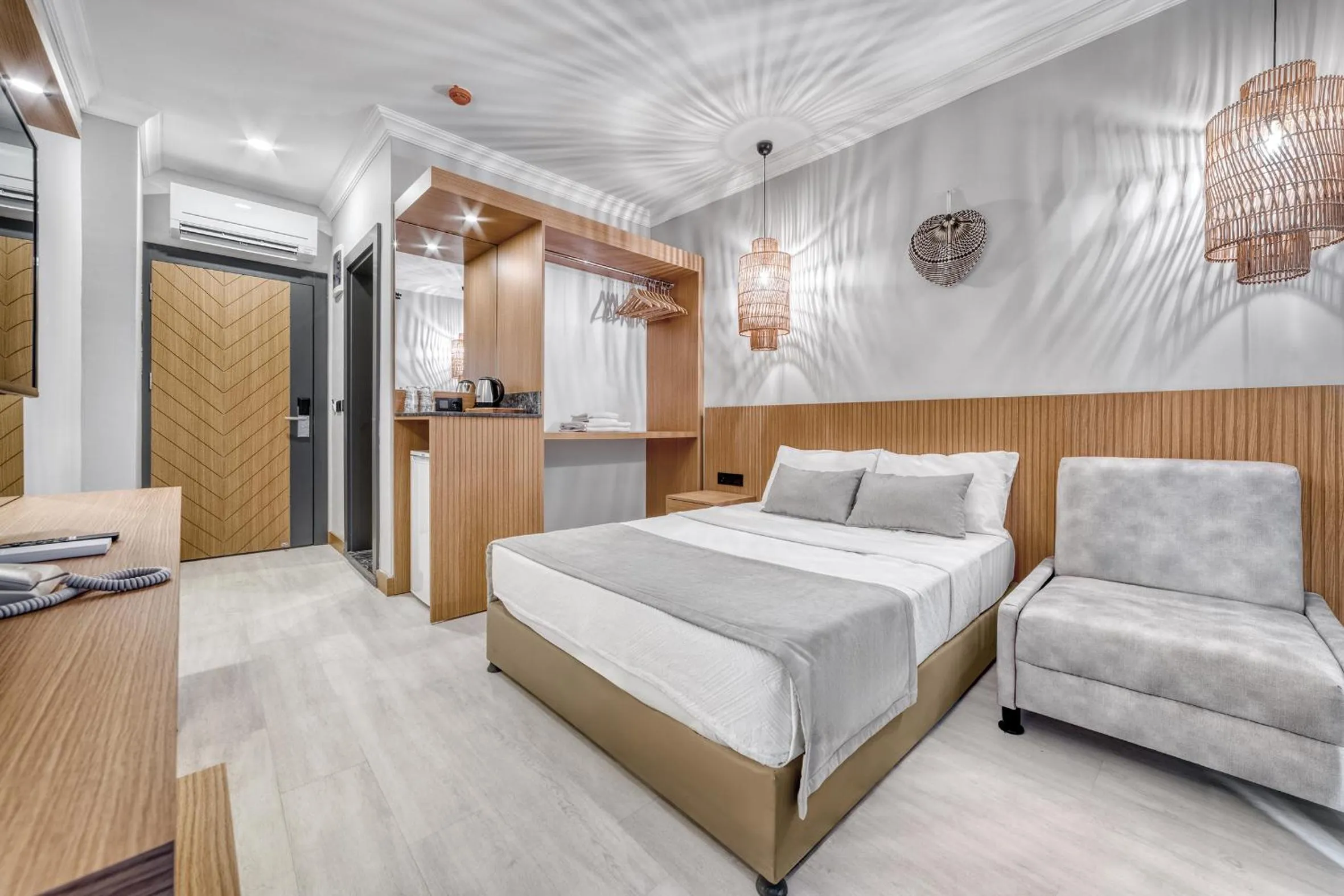 Bed in Hildegard Hotel