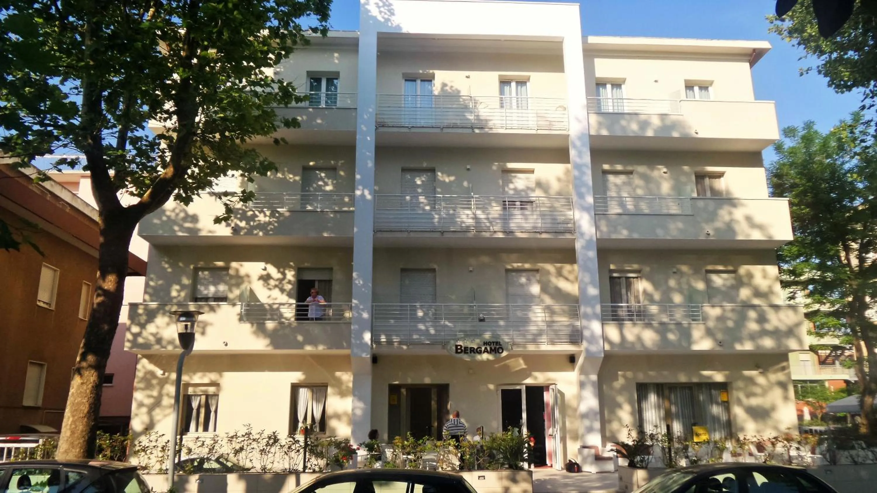 Facade/entrance in Hotel Bergamo