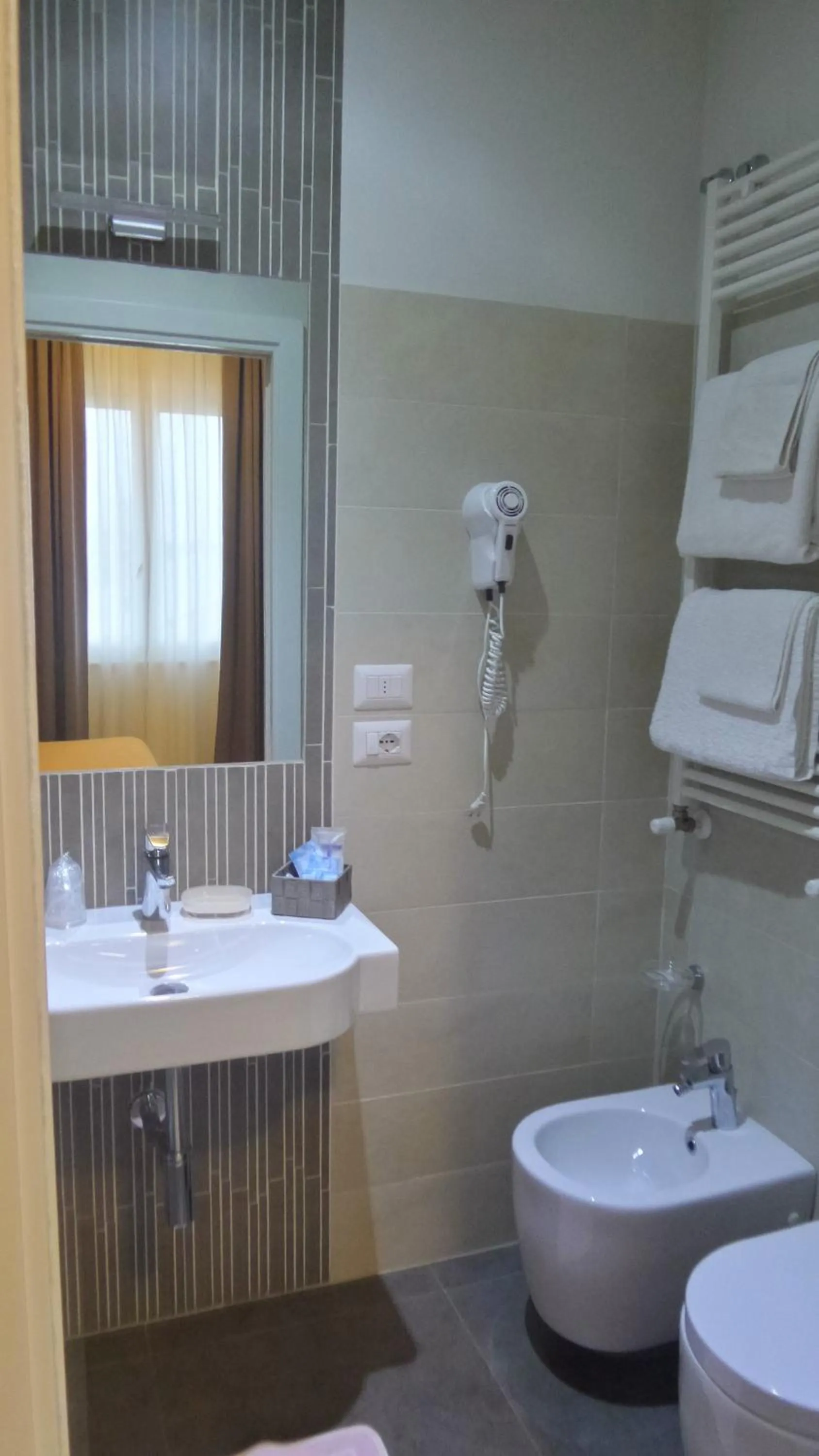 Bathroom in Hotel Bergamo