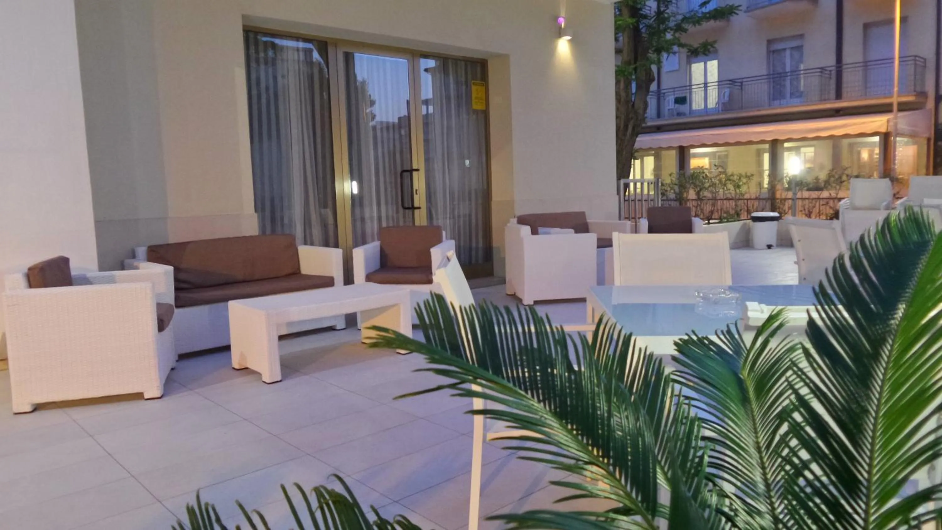 Balcony/Terrace in Hotel Bergamo