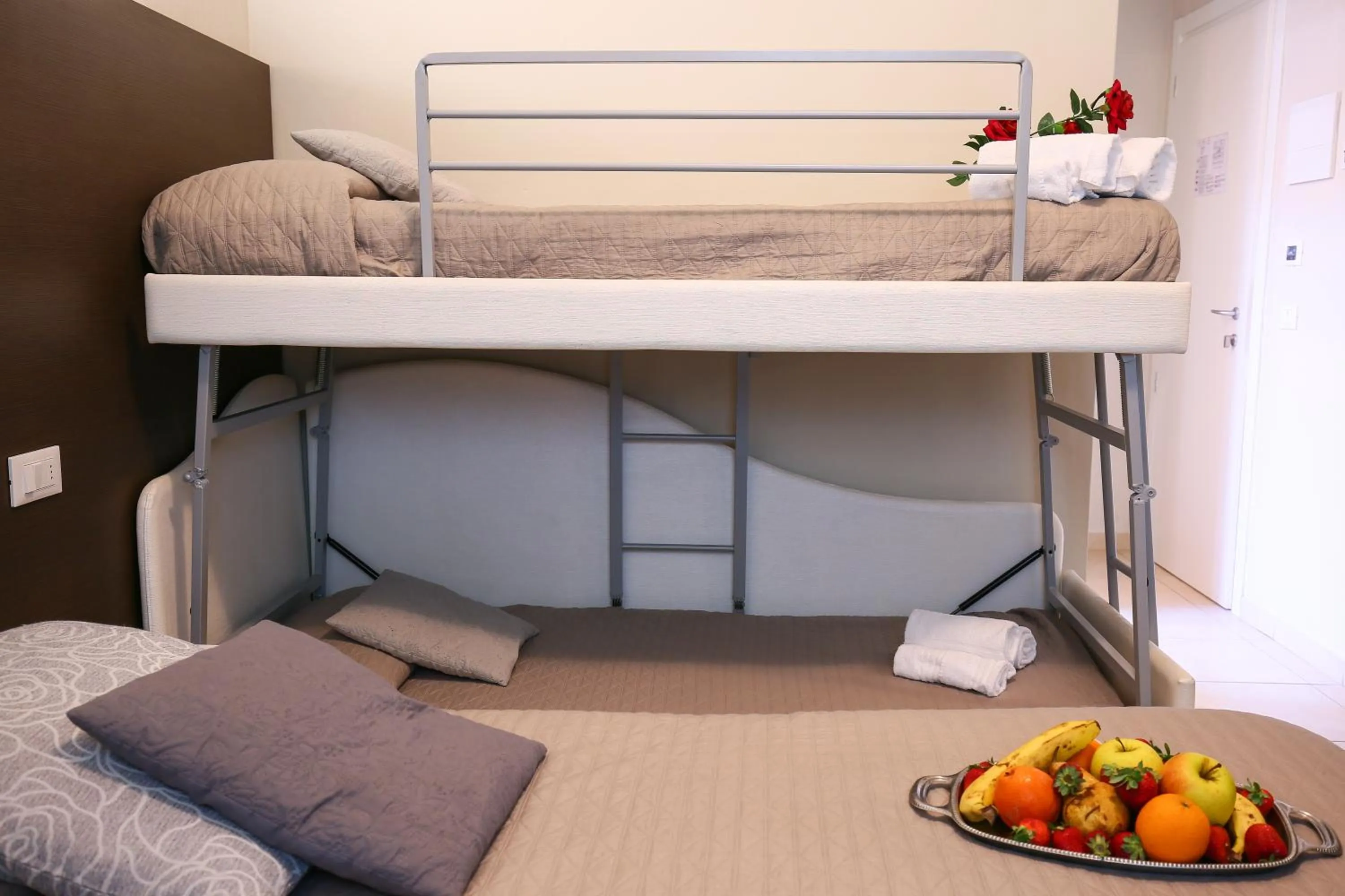 Photo of the whole room, Bed in Hotel Bergamo