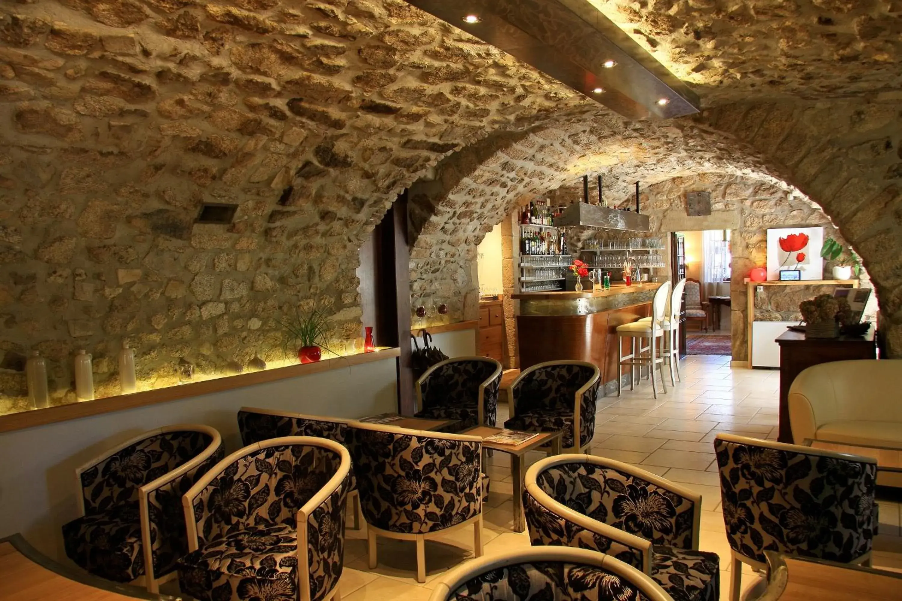 Living room in Logis Hôtel Restaurant Le Chêne Vert Living room in Logis Hôtel Restaurant Le Chêne Vert