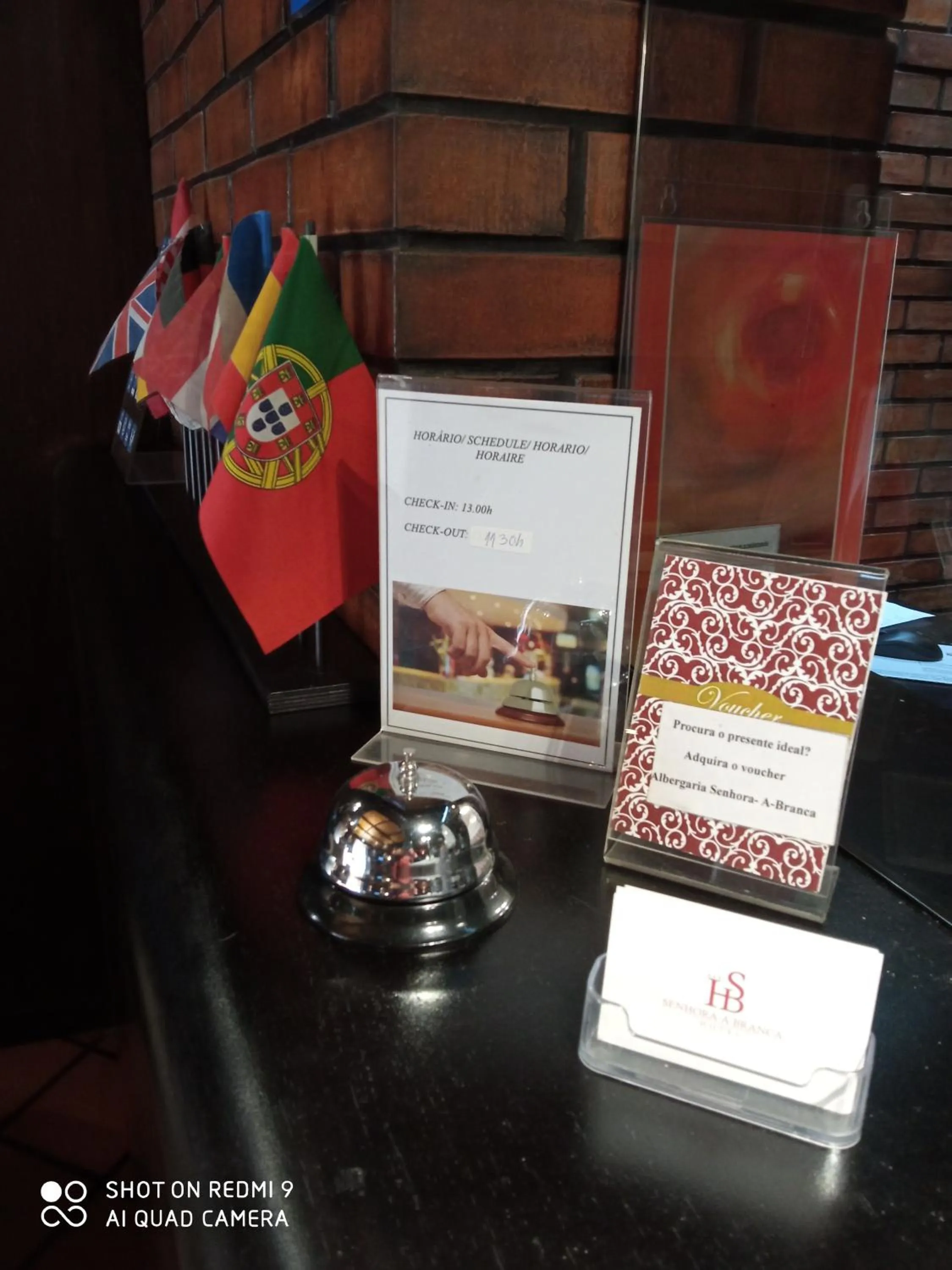 Decorative detail in Hotel Senhora A Branca