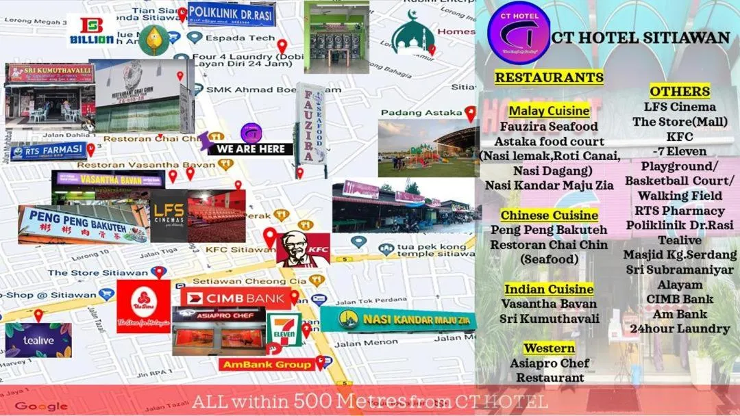 Nearby landmark in Ct Hotel