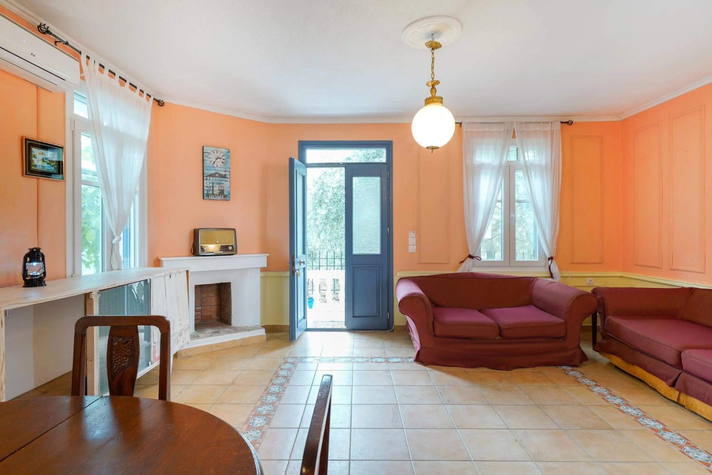 Bed in Villas Thassos
