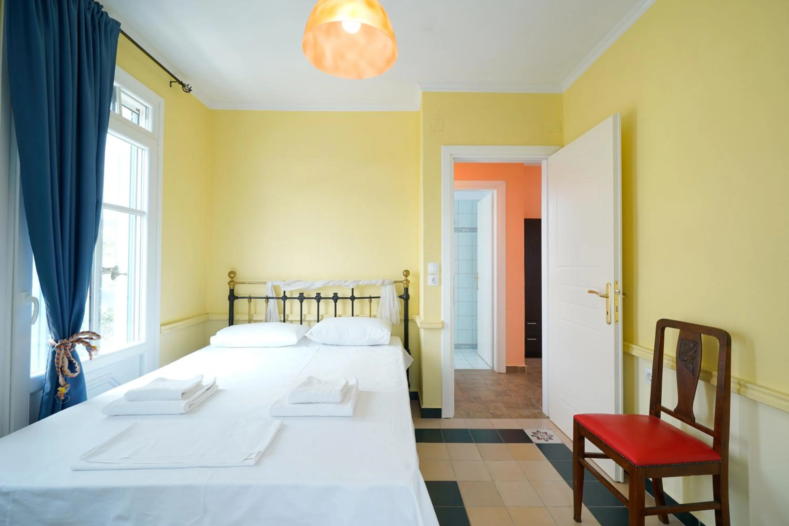 Bed in Villas Thassos