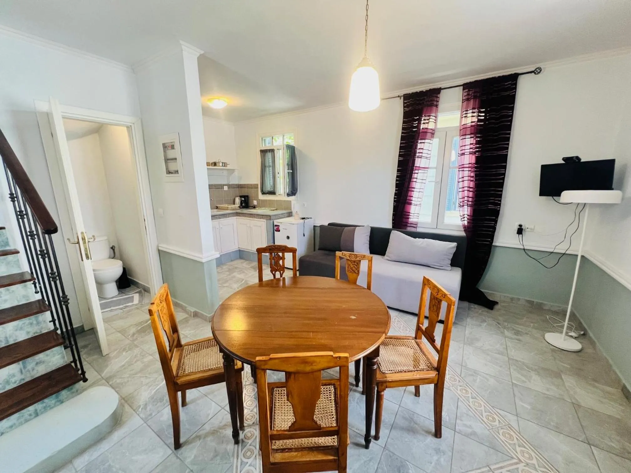 Dining area in Villas Thassos