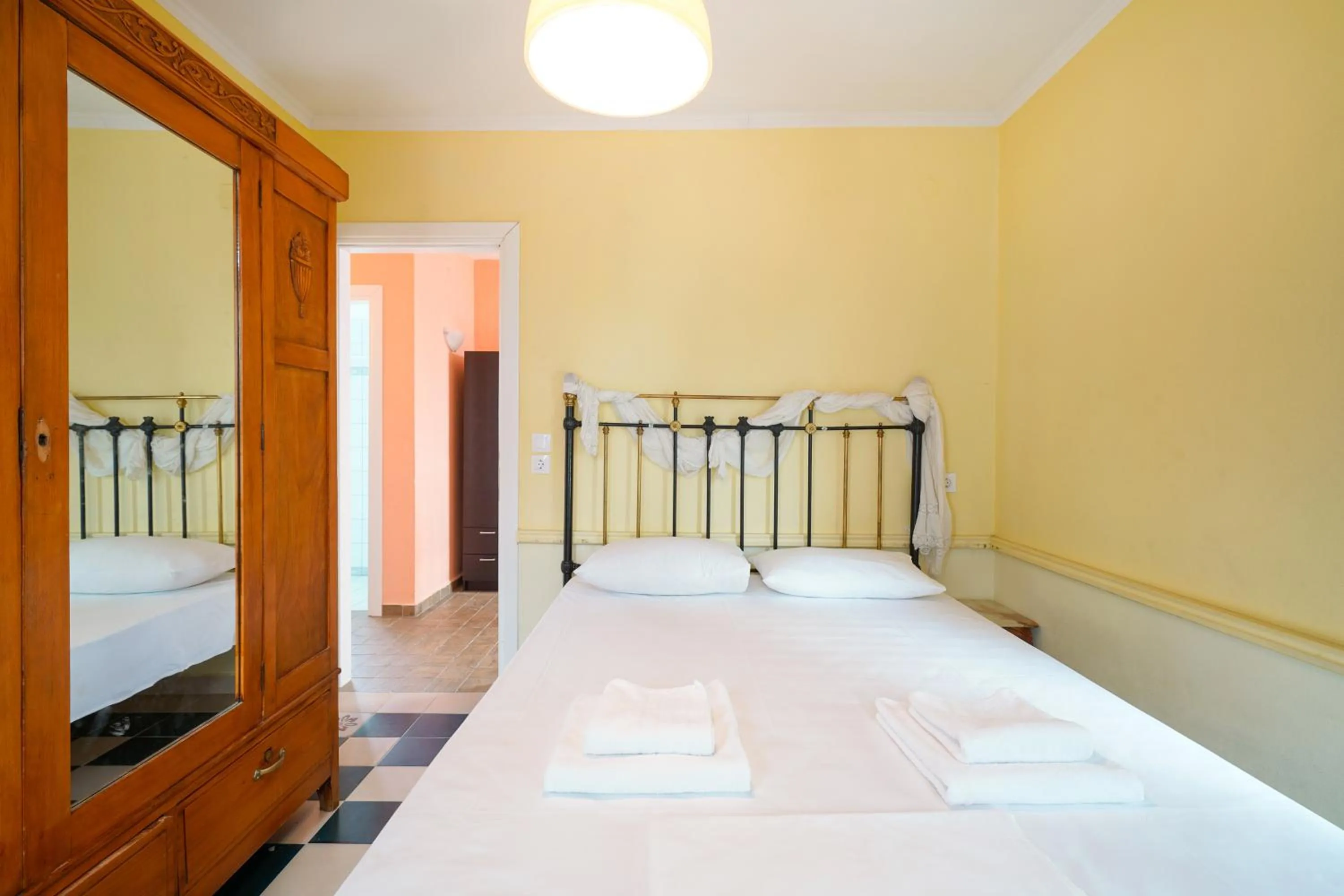 Bed in Villas Thassos