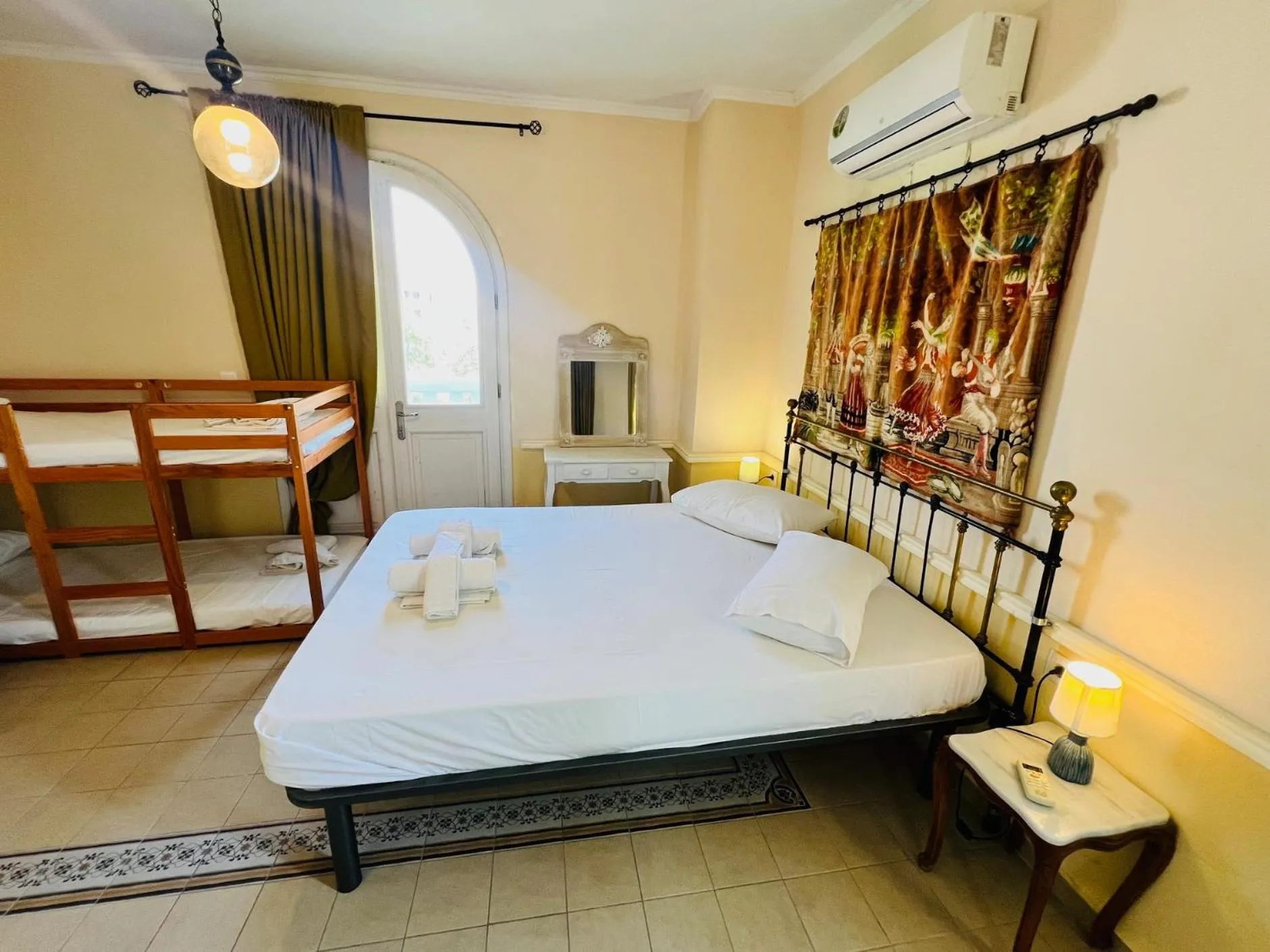 Bedroom, Bed in Villas Thassos