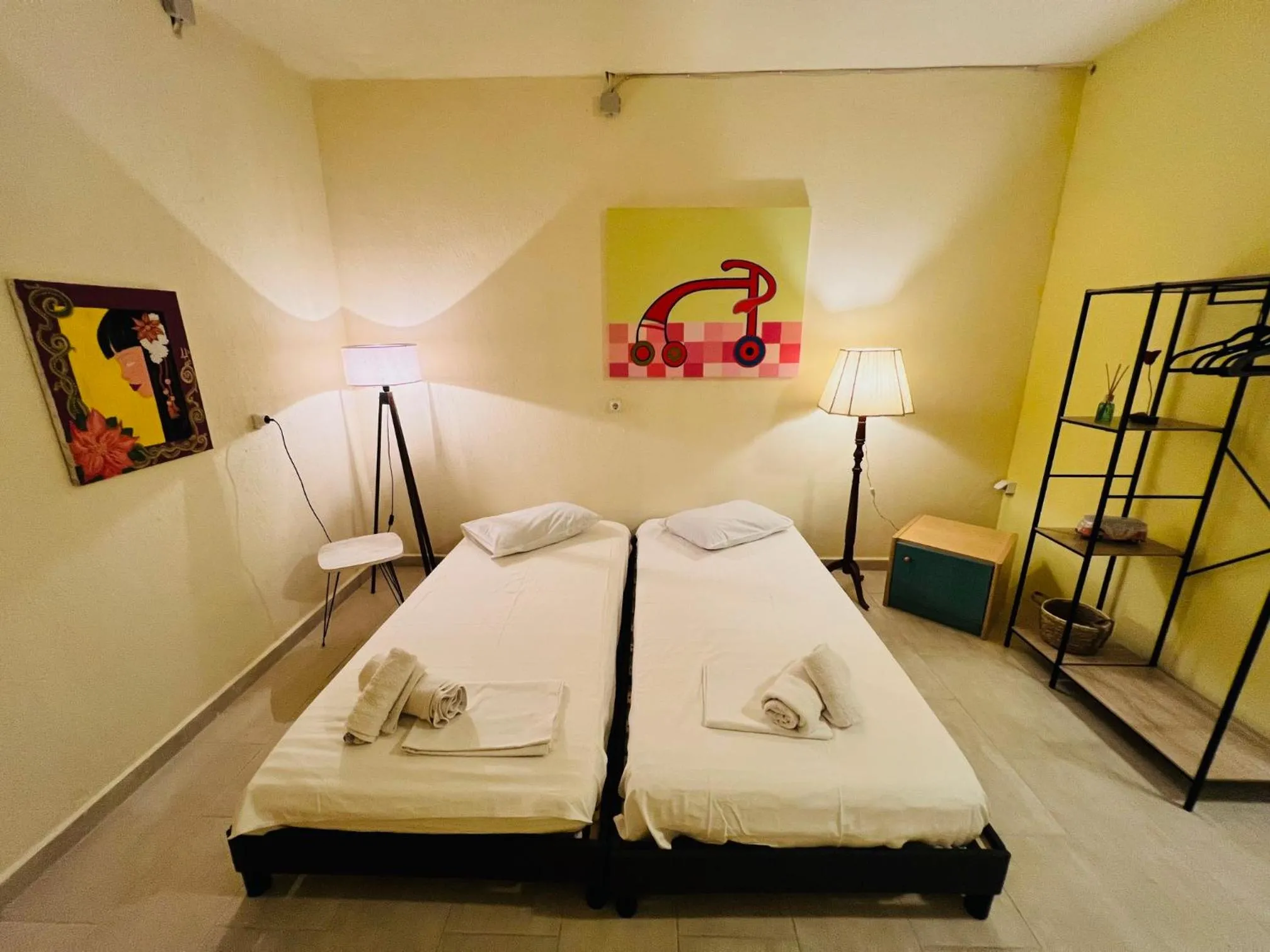 Bed in Villas Thassos