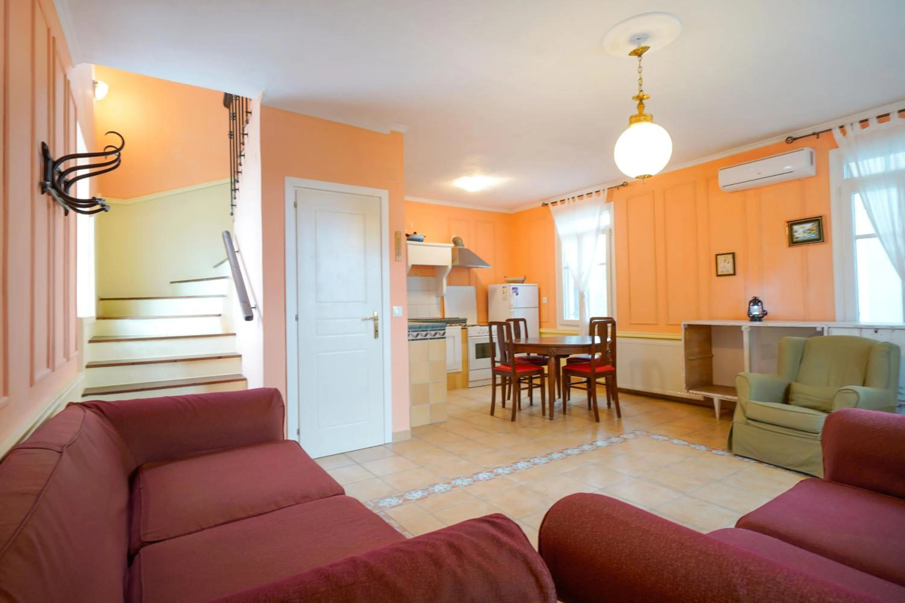 Bed in Villas Thassos