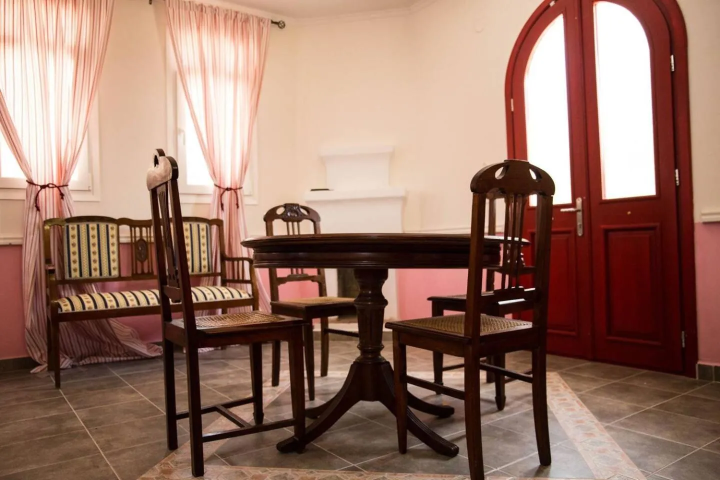 Seating area in Villas Thassos