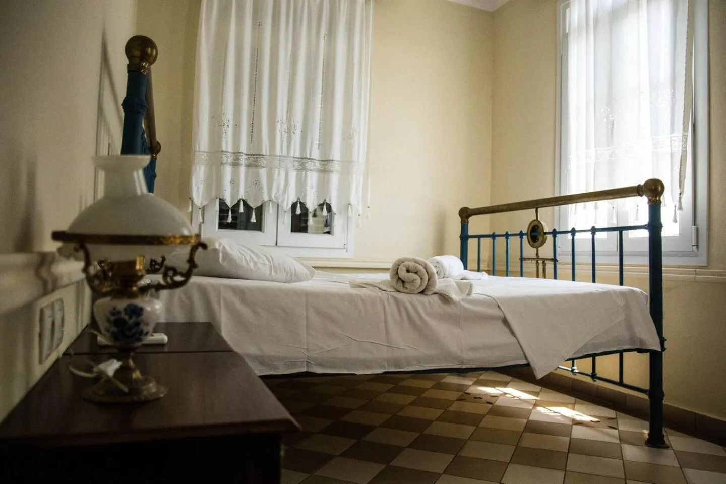 Bed in Villas Thassos