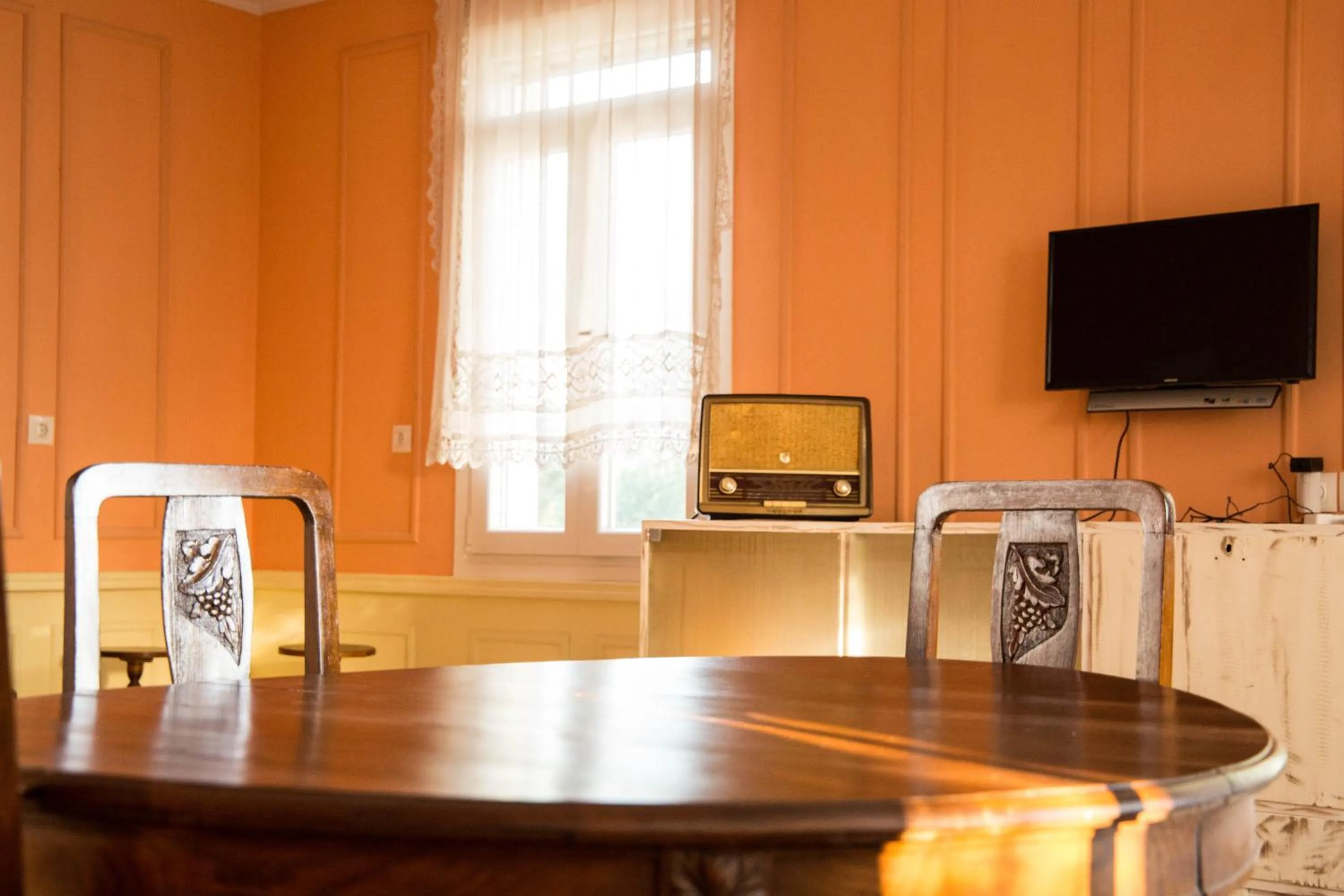 Dining area in Villas Thassos