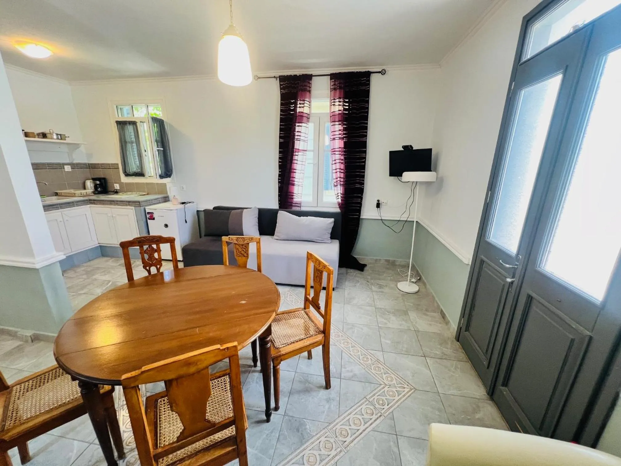 Dining area in Villas Thassos