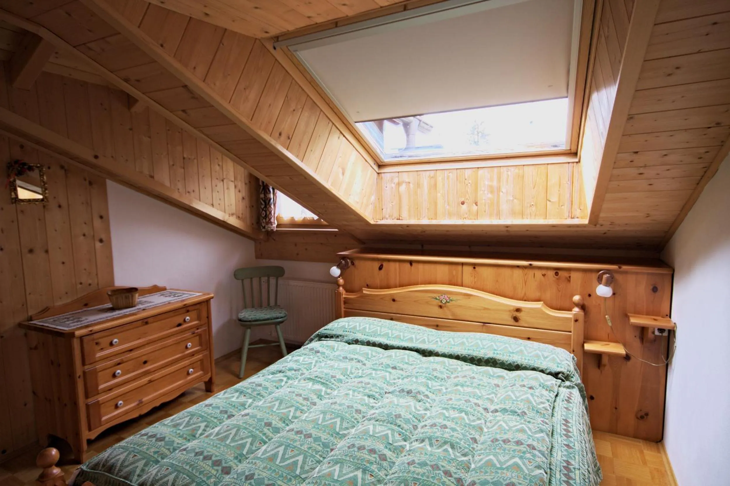 View (from property/room), Bed in Bachlaufen Haus