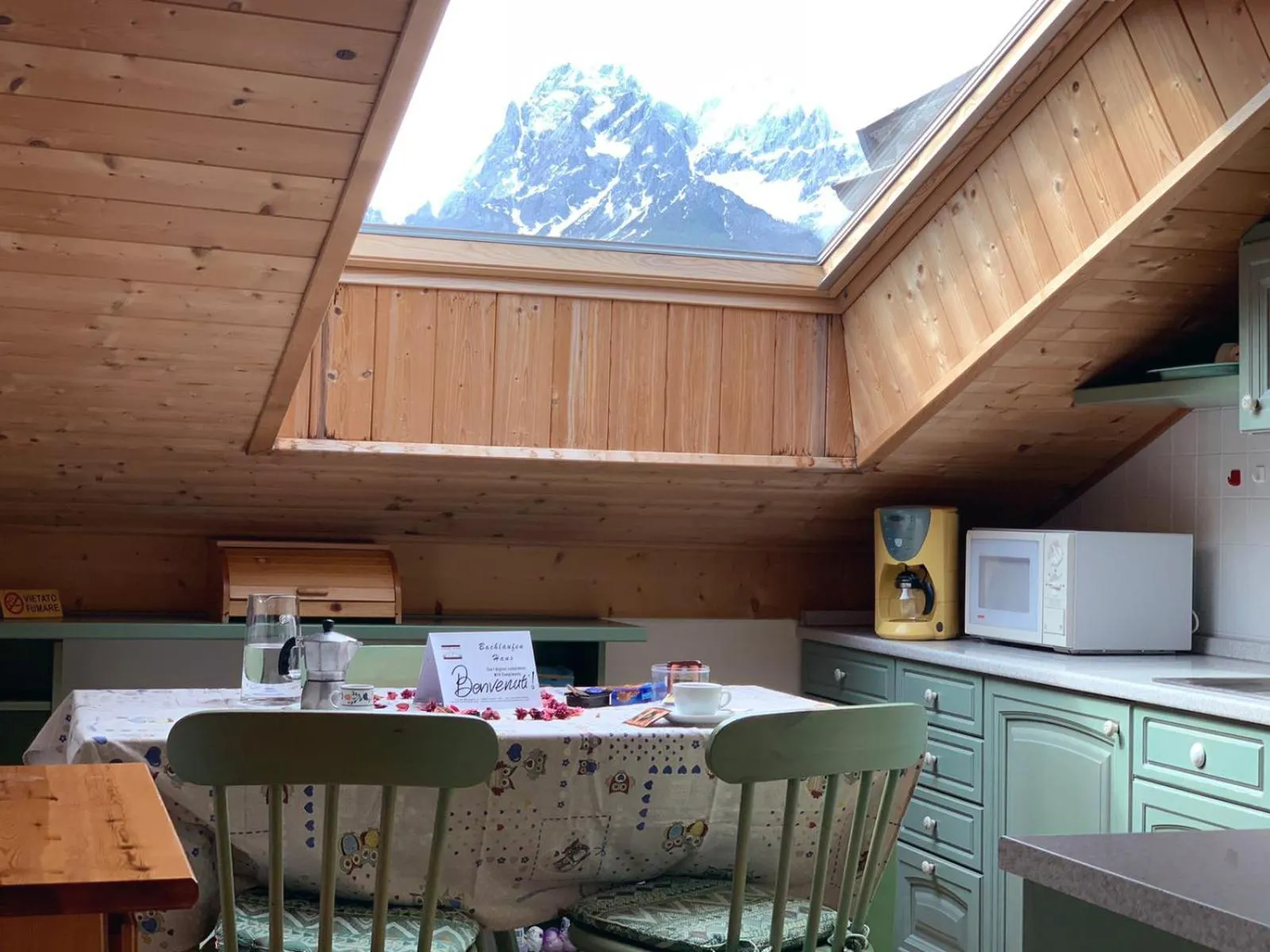 Living room in Bachlaufen Haus