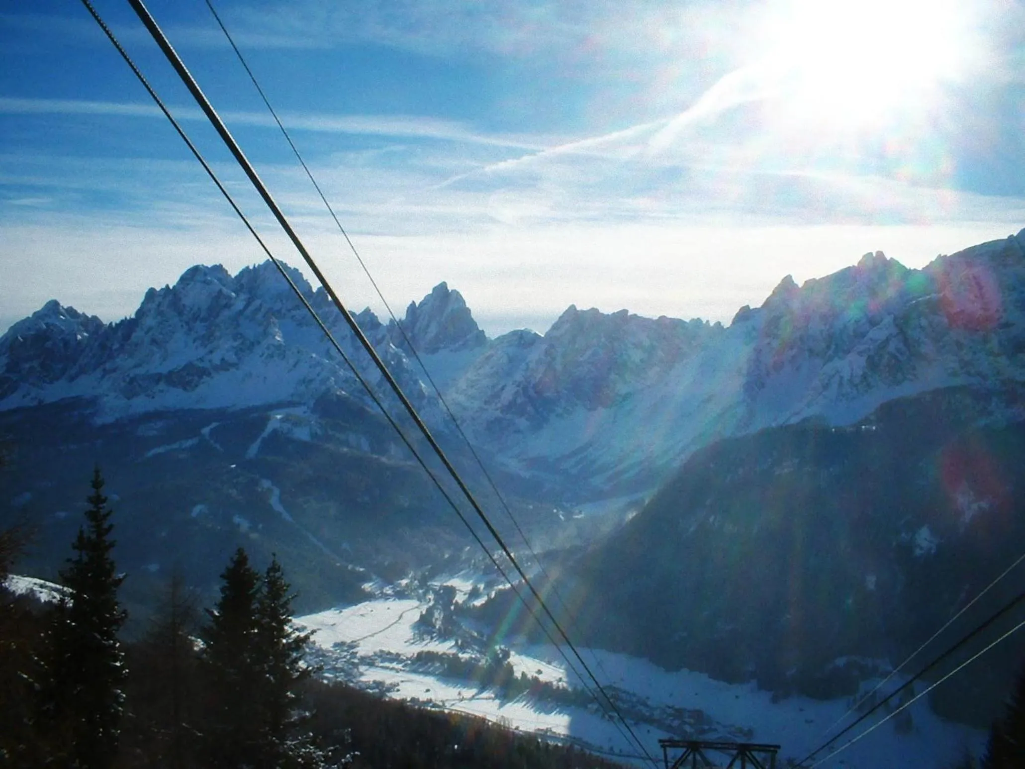 Winter in Bachlaufen Haus