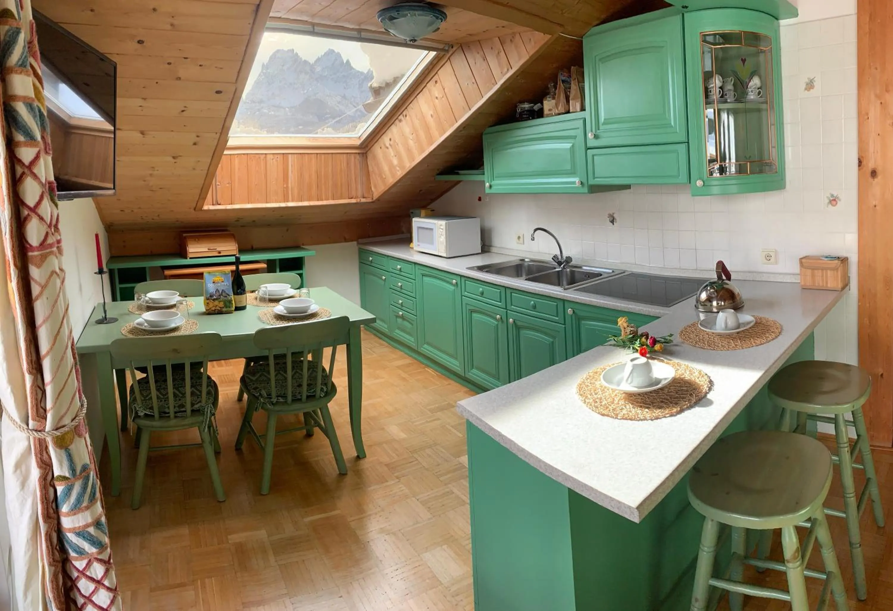 Kitchen or kitchenette in Bachlaufen Haus