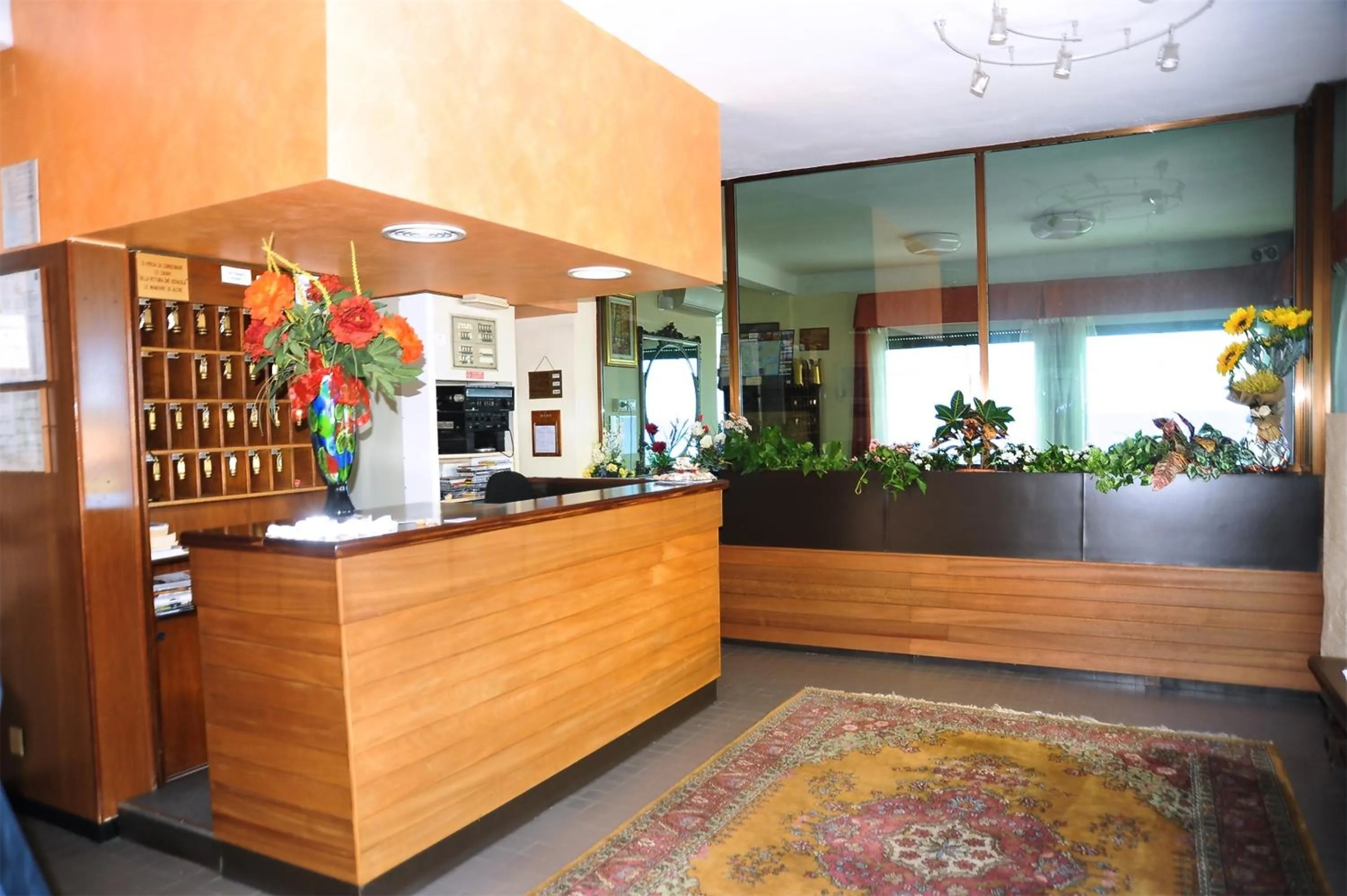 Lobby or reception in Hotel Bianca Maria