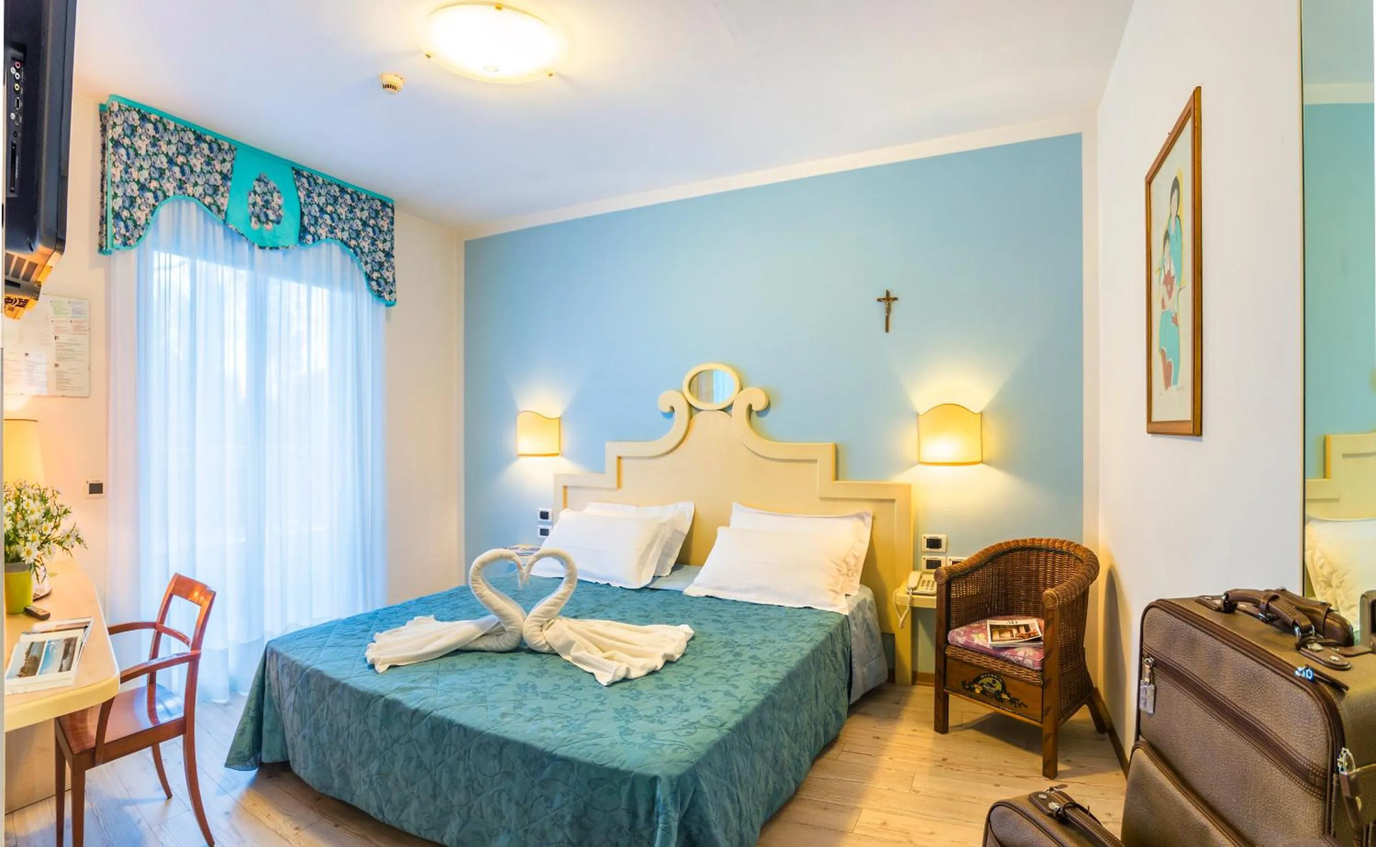 Bedroom, Bed in Hotel Panoramic