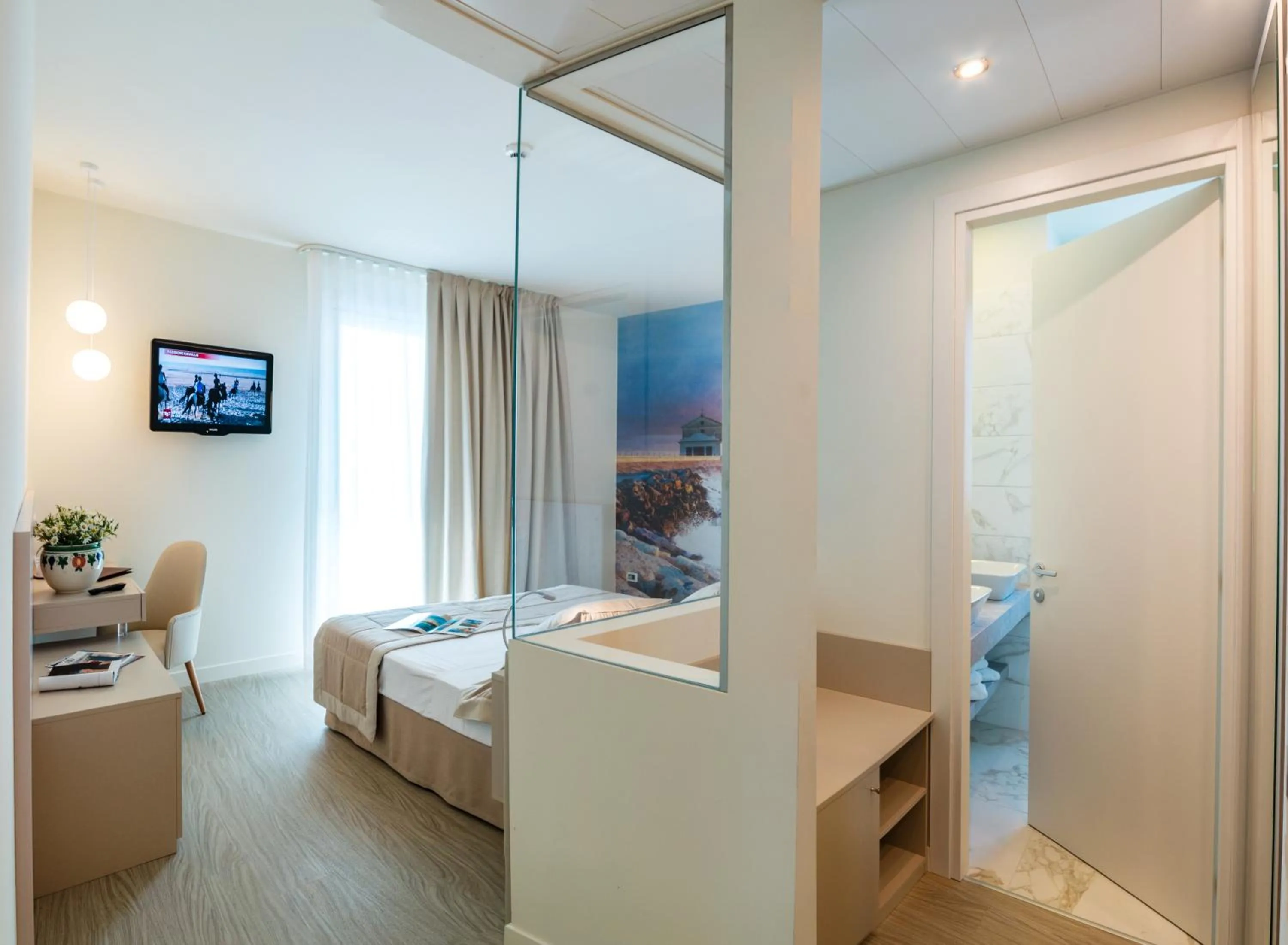 Bed in Hotel Panoramic