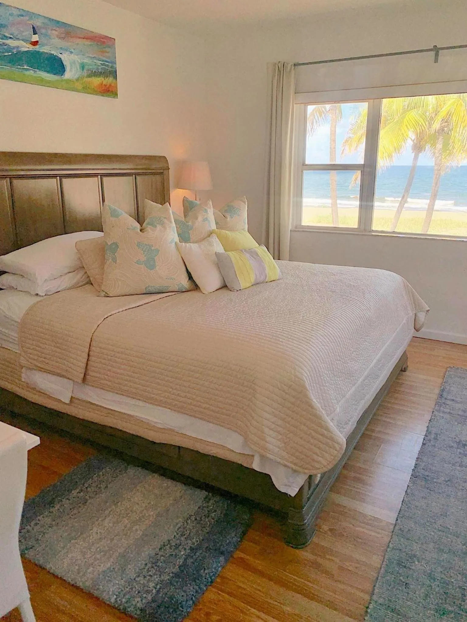 Bed in Ebb Tide Resort