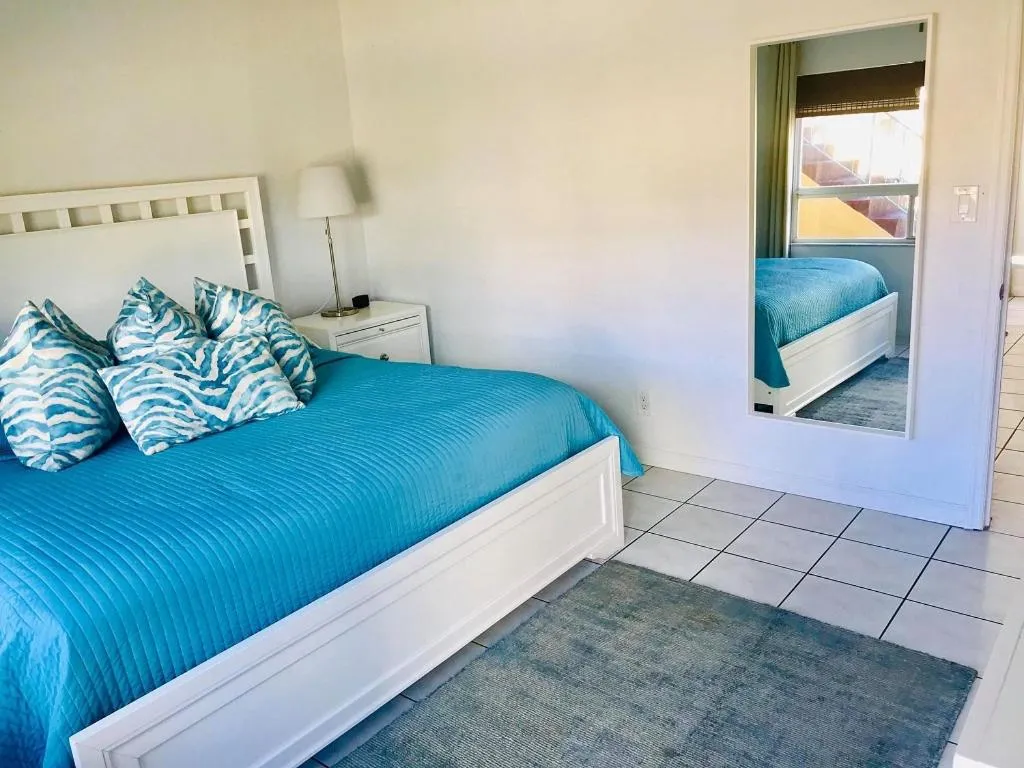 Bed in Ebb Tide Resort