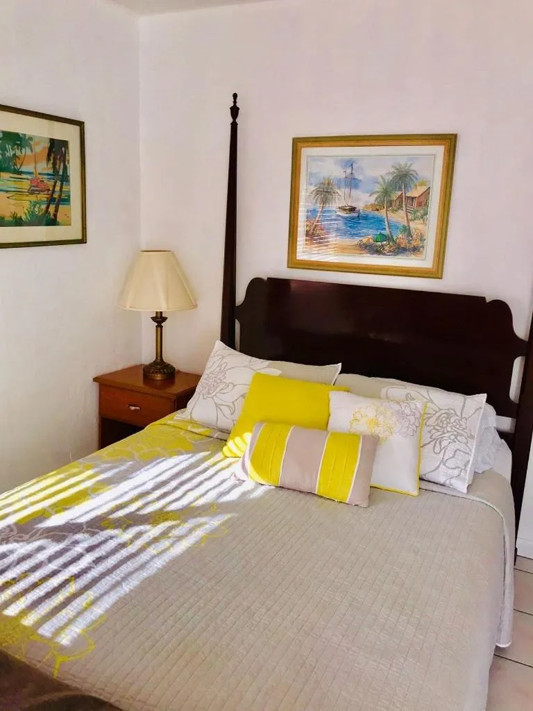 Bed in Ebb Tide Resort