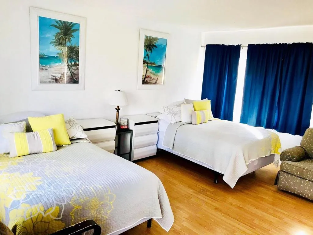 Bed in Ebb Tide Resort