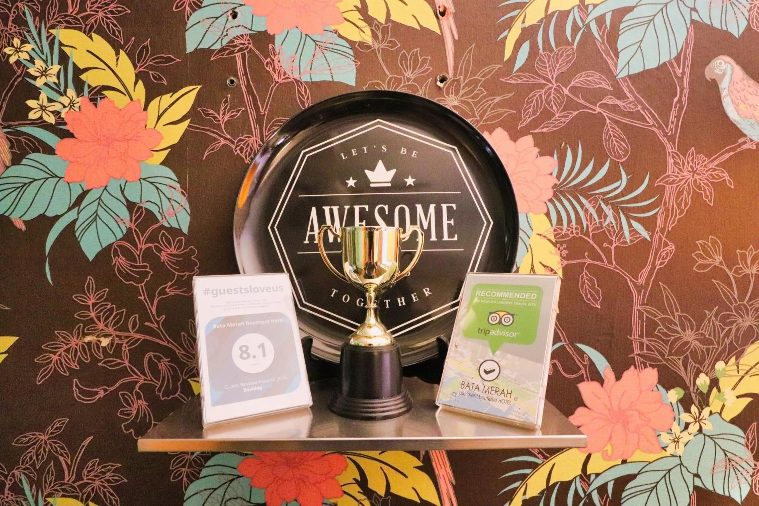 Lobby or reception in Bata Merah Boutique Hotel