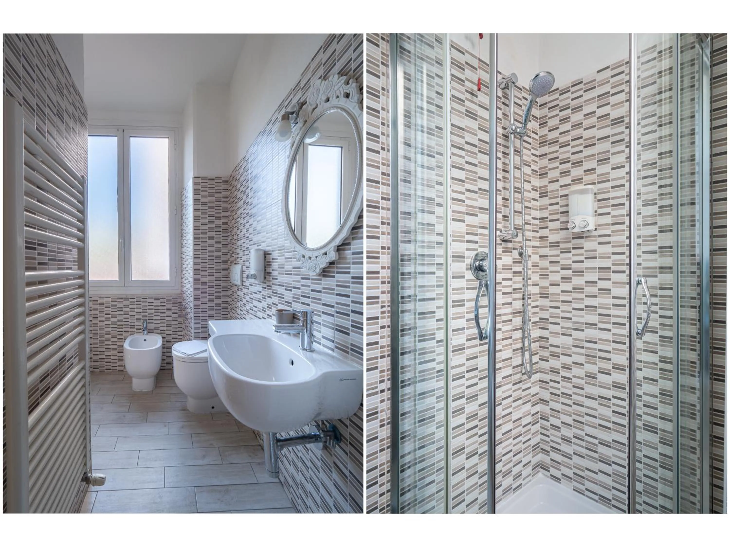 Bathroom in Affittacamere Lunamar